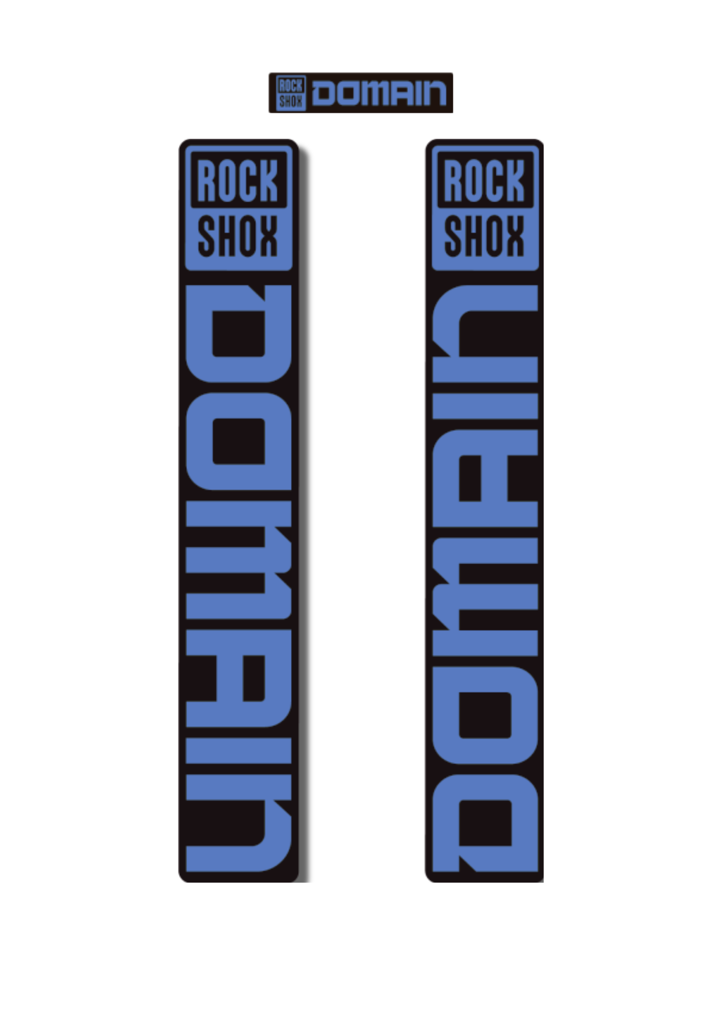 Naklejka na amortyzator Rock Shox Domain