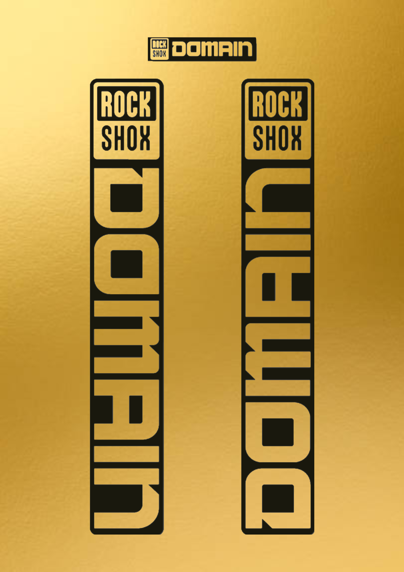 Naklejka na amortyzator Rock Shox Domain