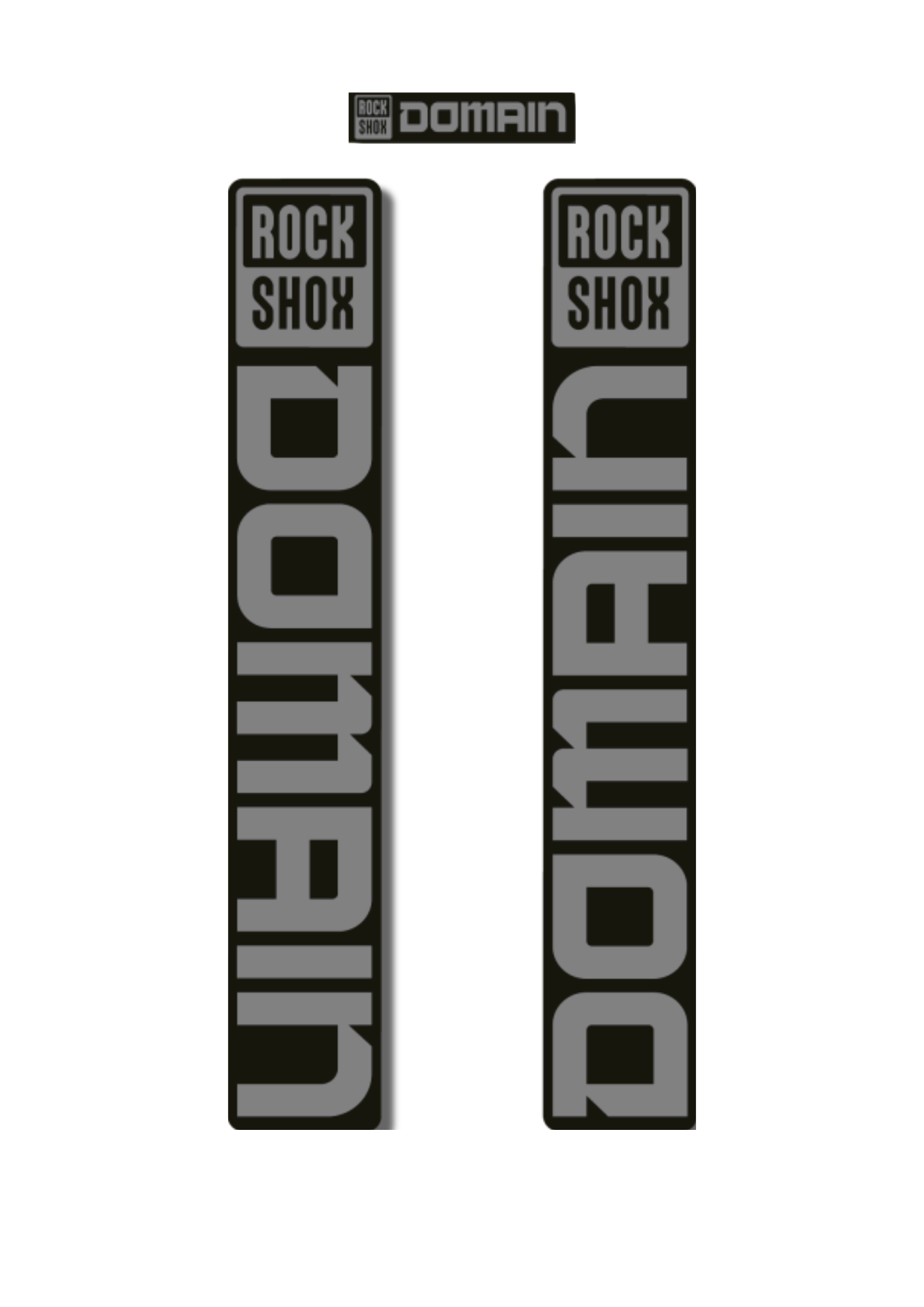 Naklejka na amortyzator Rock Shox Domain