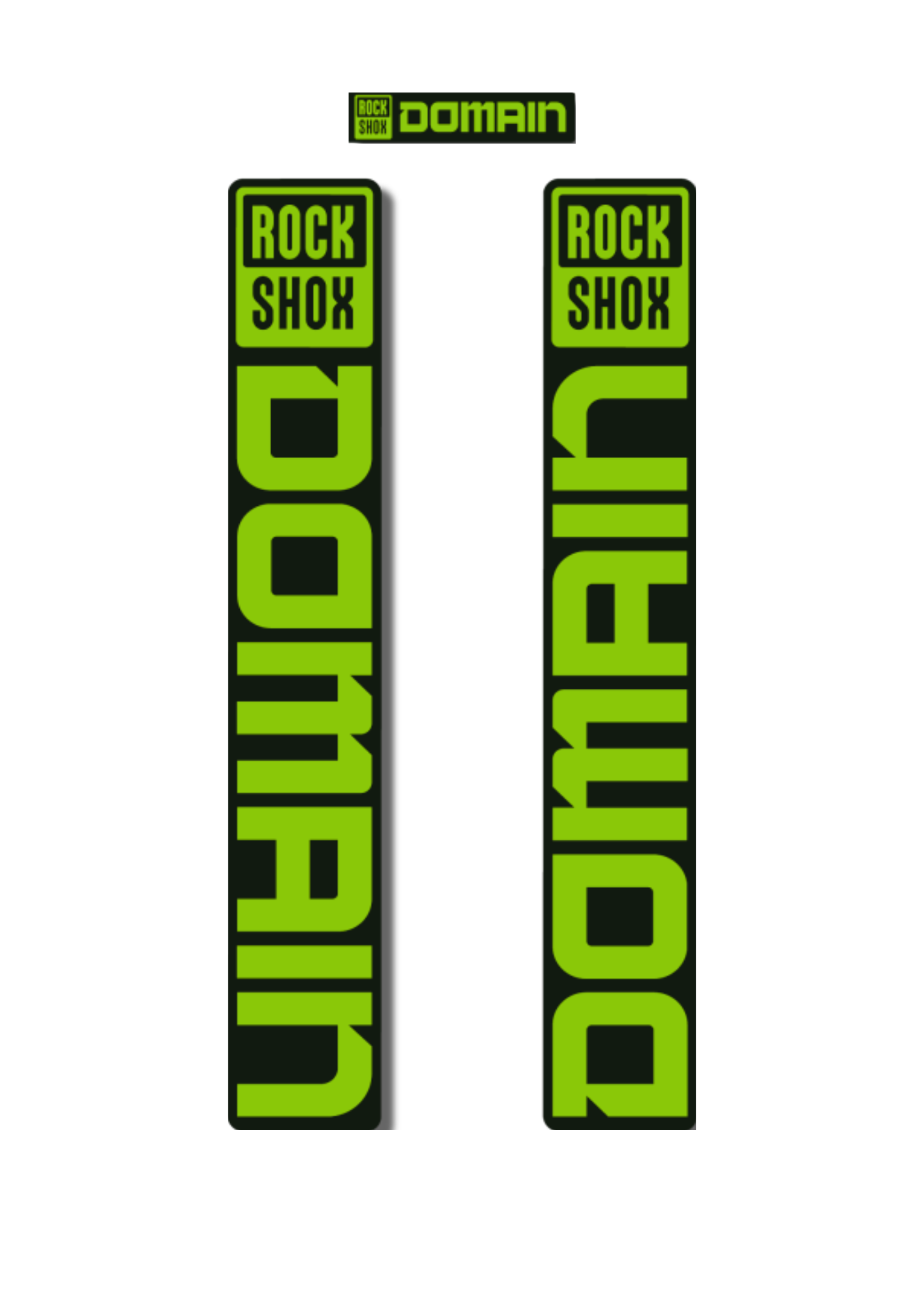 Naklejka na amortyzator Rock Shox Domain