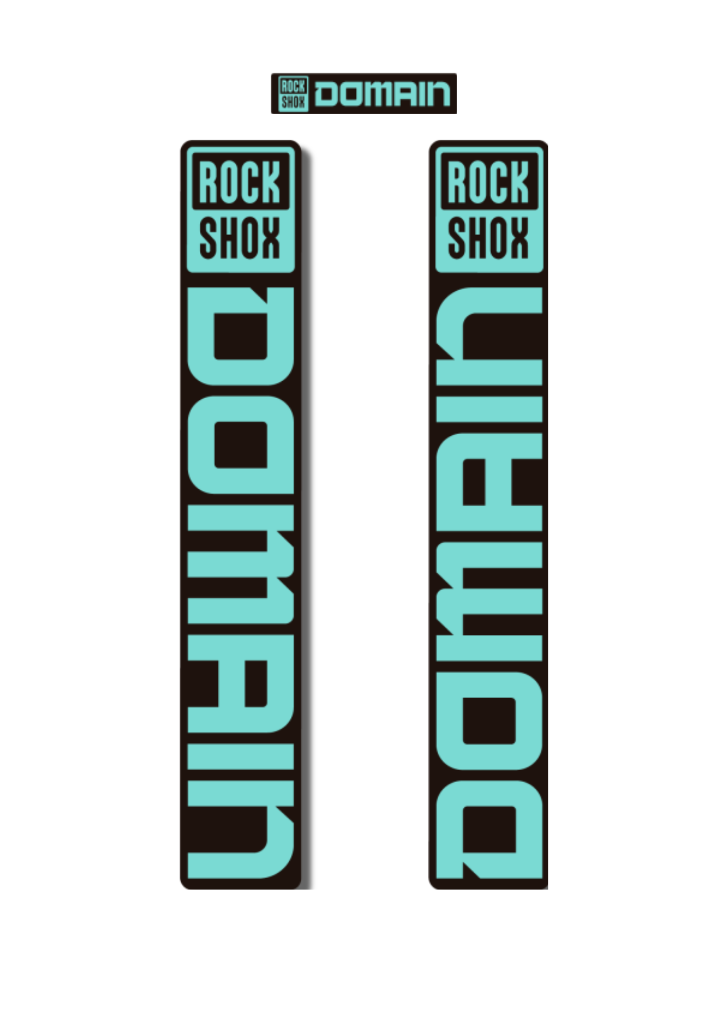 Naklejka na amortyzator Rock Shox Domain