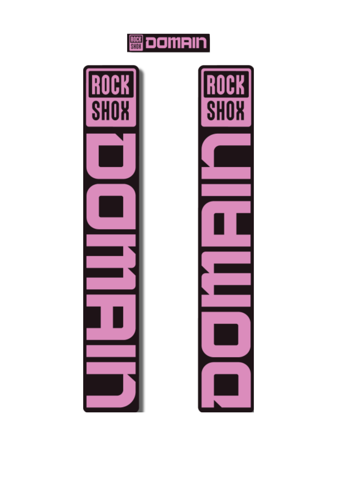 Naklejka na amortyzator Rock Shox Domain