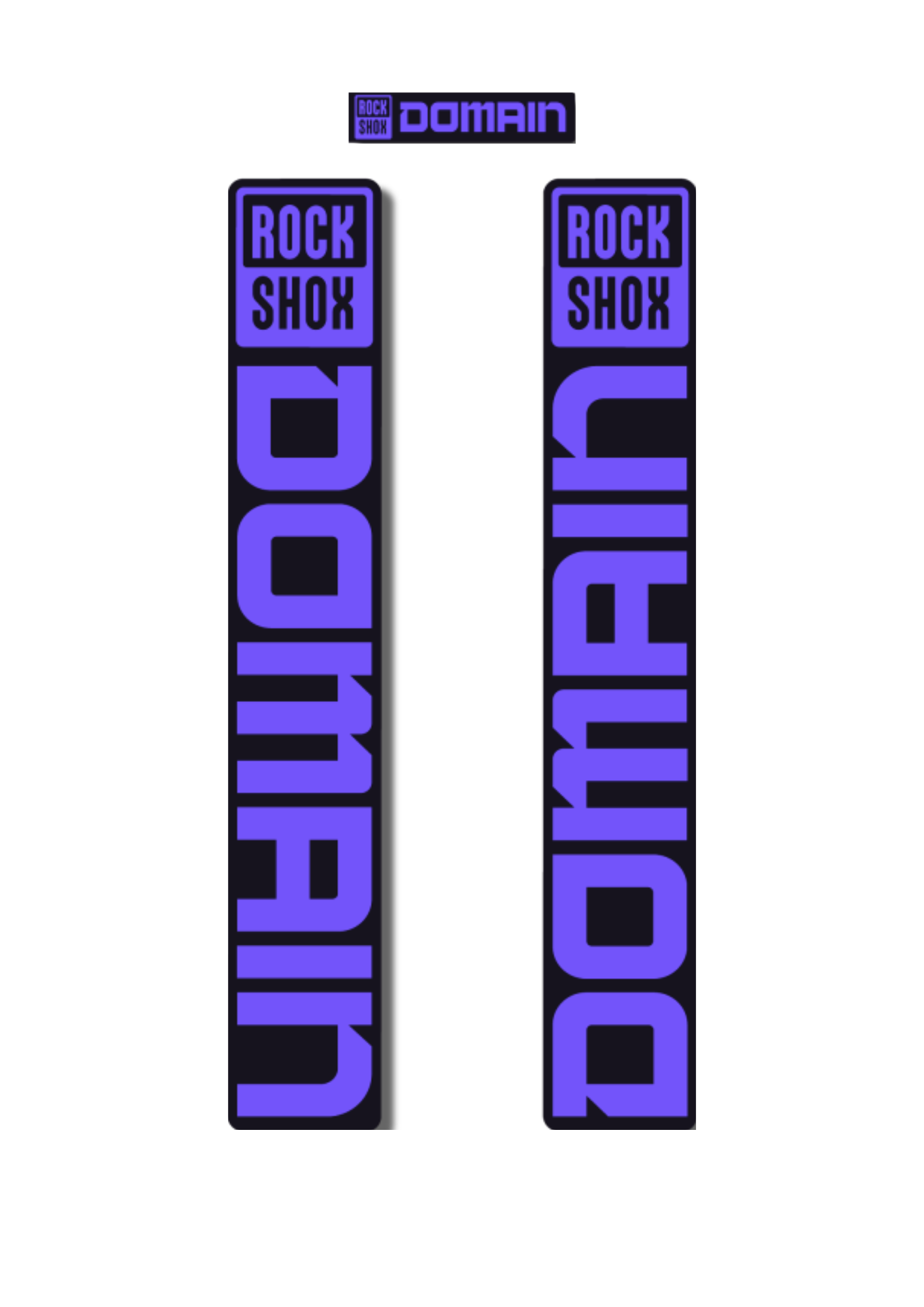 Naklejka na amortyzator Rock Shox Domain