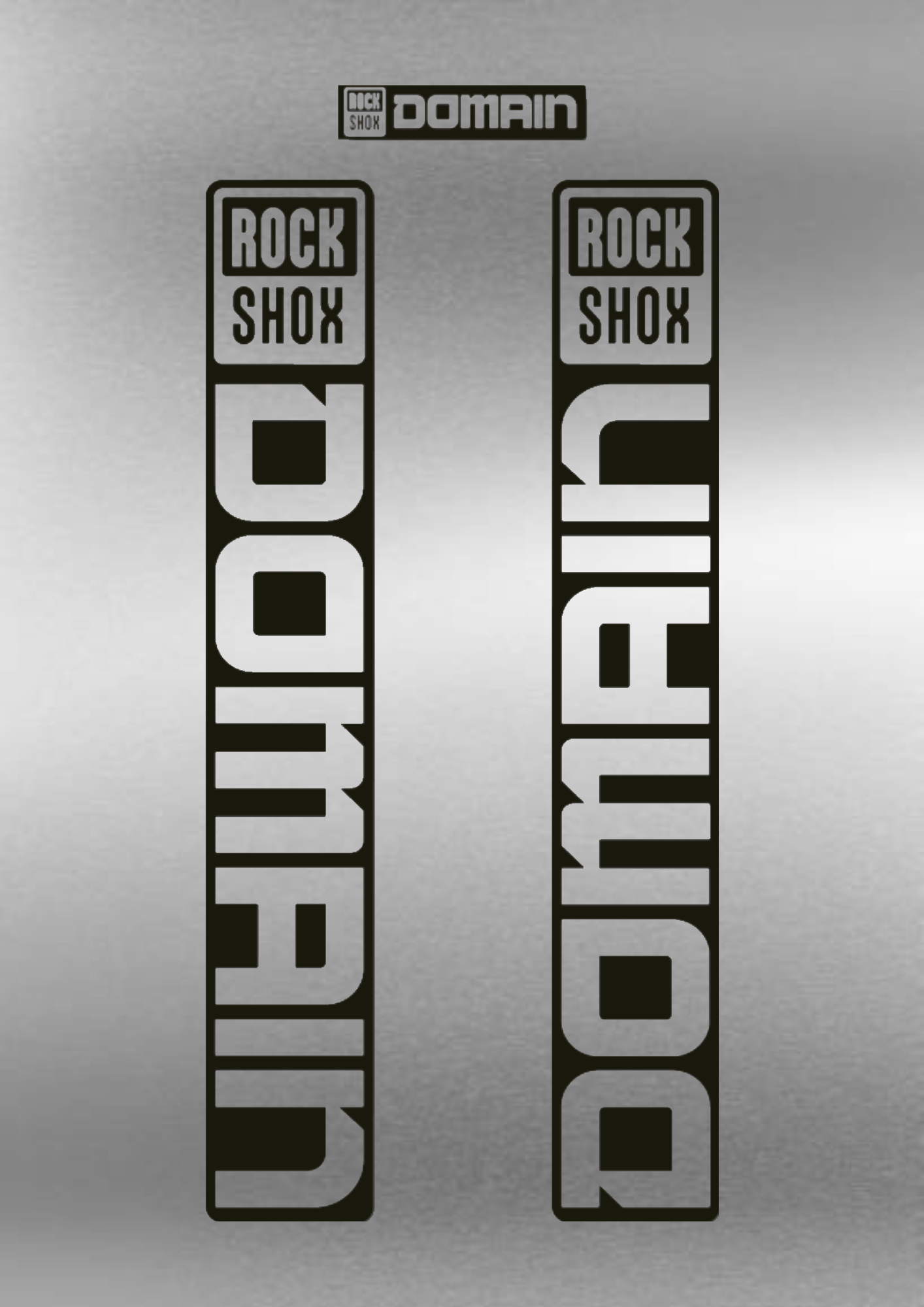 Naklejka na amortyzator Rock Shox Domain