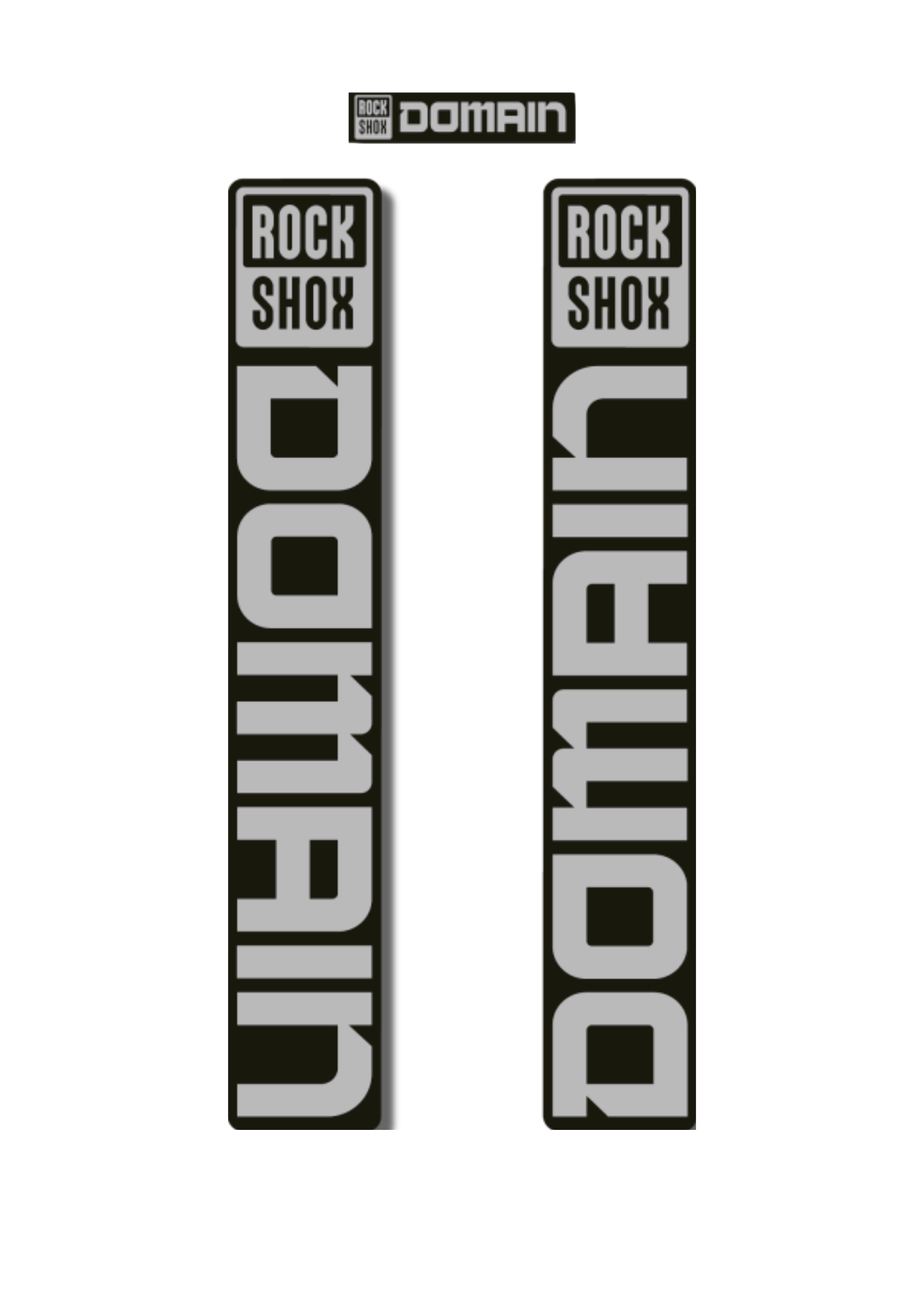 Naklejka na amortyzator Rock Shox Domain