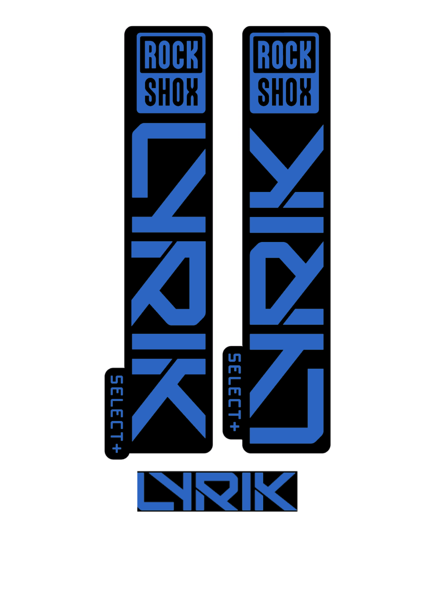 Naklejka na amortyzator Rock Shox Lyrik Select +