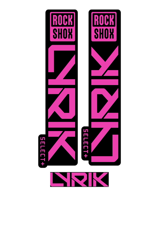 Naklejka na amortyzator Rock Shox Lyrik Select +