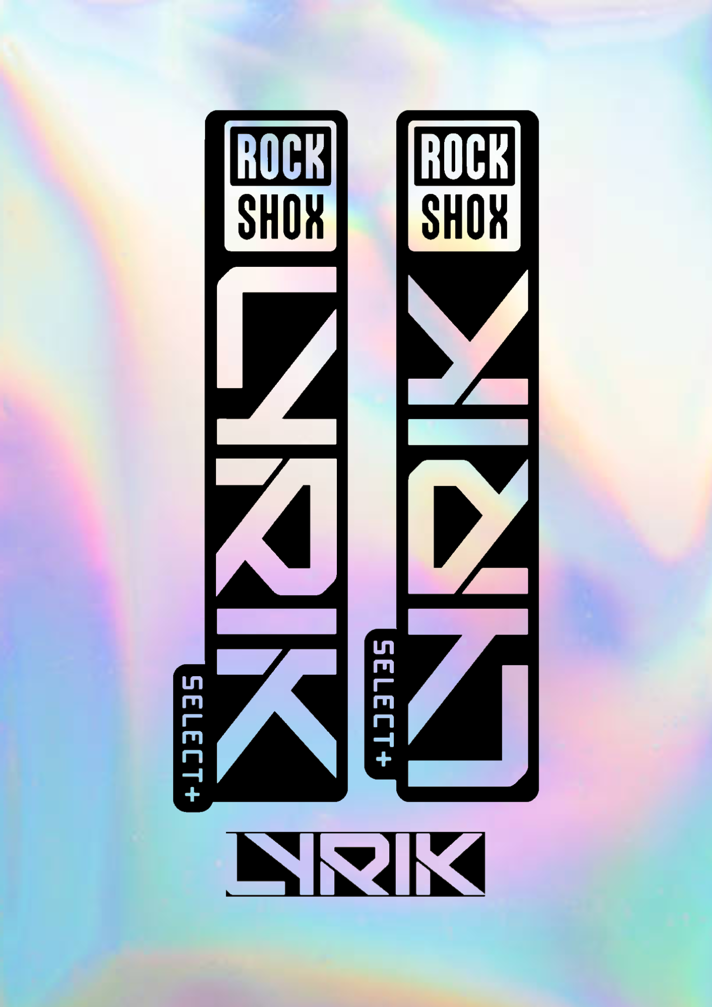 Naklejka na amortyzator Rock Shox Lyrik Select +