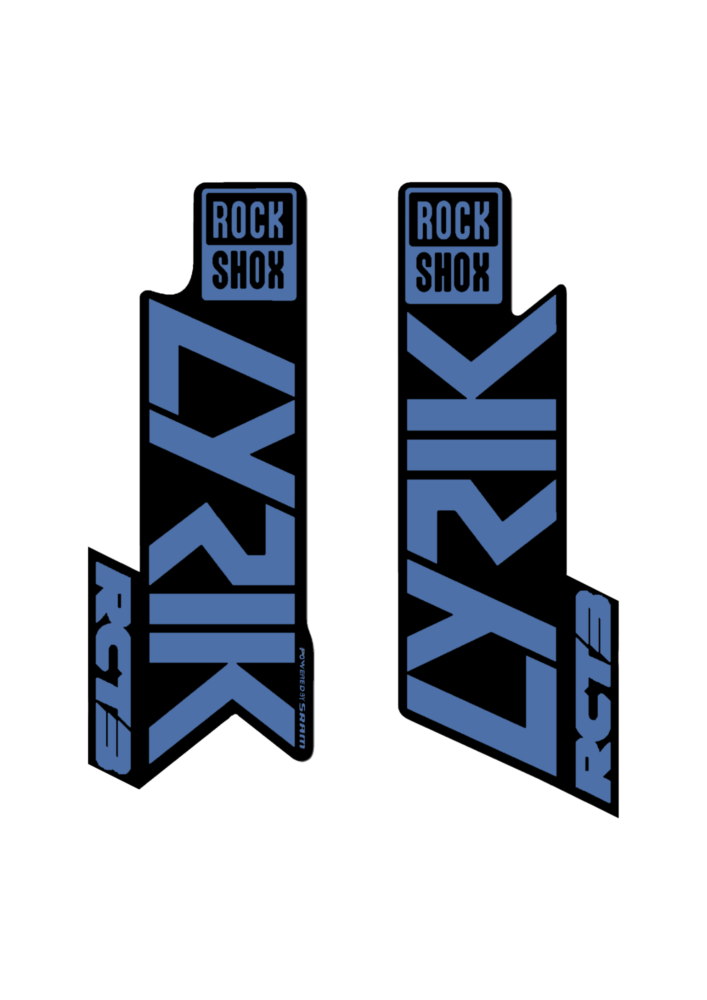 Naklejka na amortyzator Rock Shox Lyrik RCT3