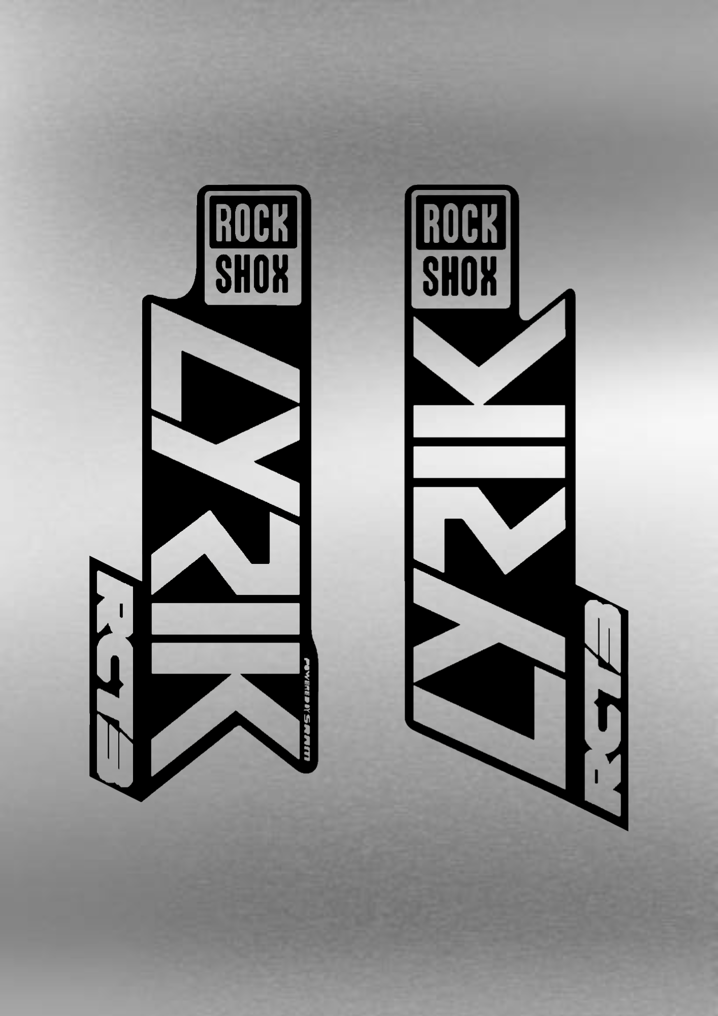 Naklejka na amortyzator Rock Shox Lyrik RCT3