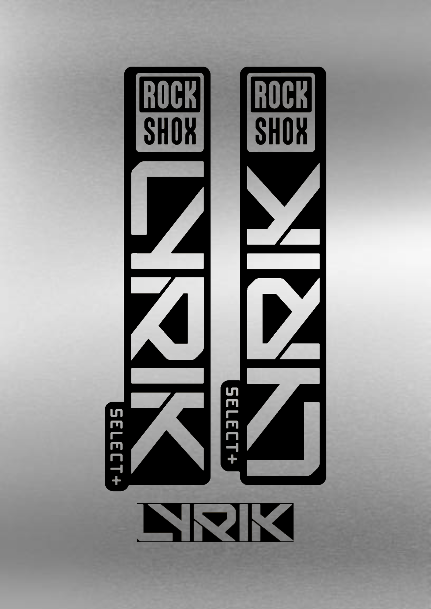 Naklejka na amortyzator Rock Shox Lyrik Select +