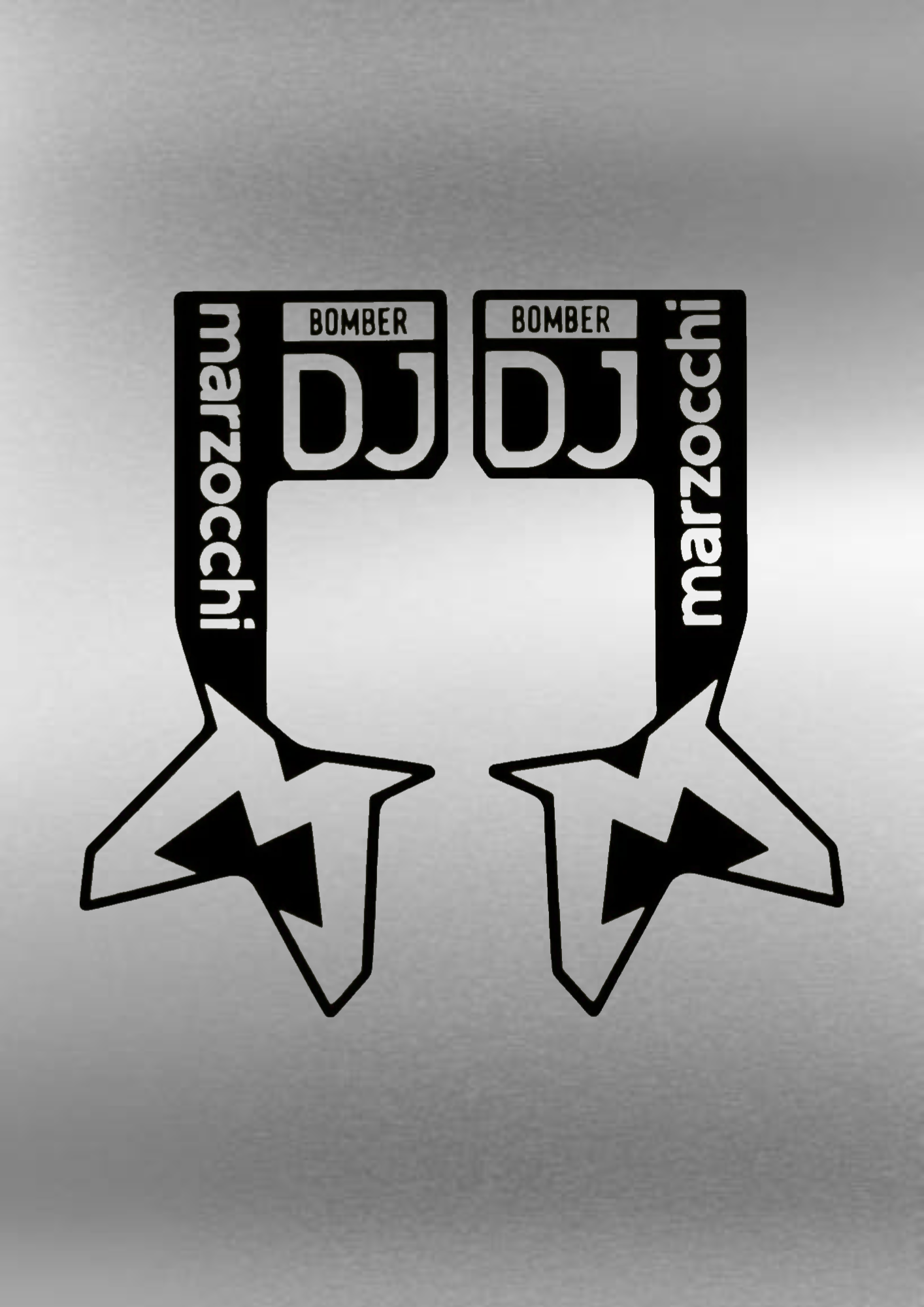 Naklejka na amortyzator Marrzocchi Bomber DJ