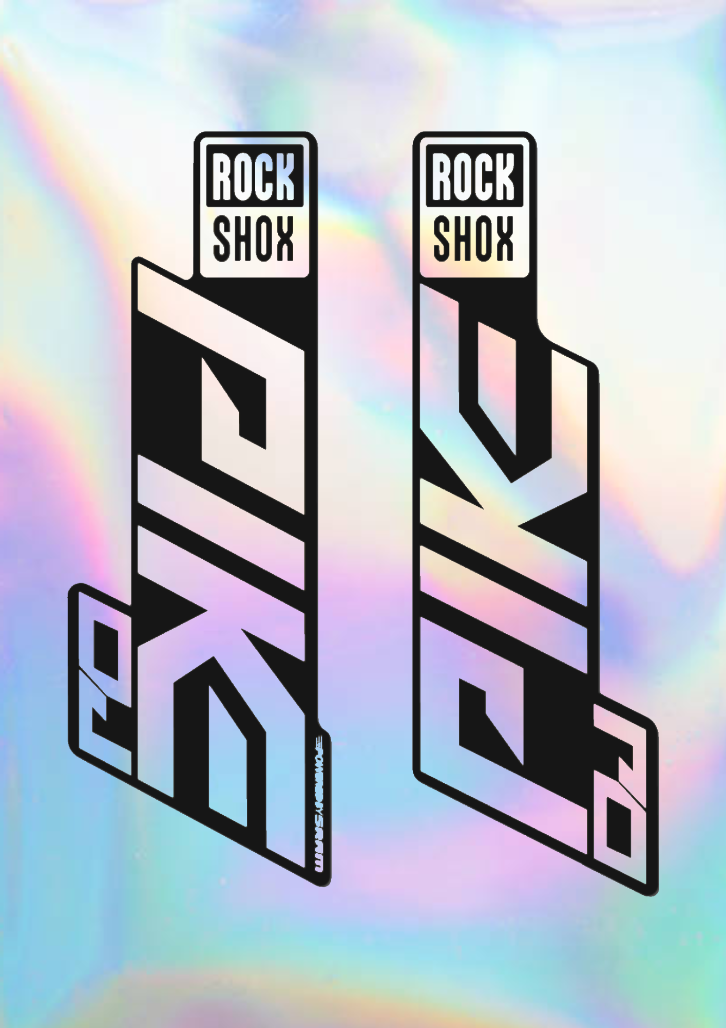Naklejka na amortyzator Rock Shox Pike Dj
