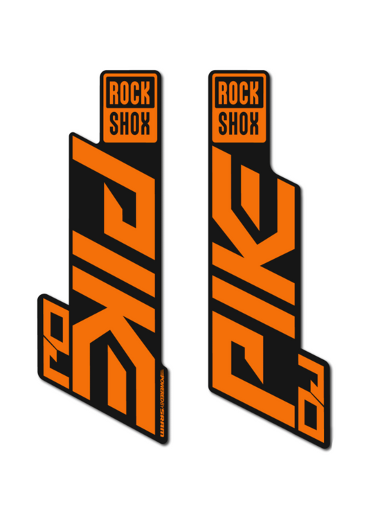 Naklejka na amortyzator Rock Shox Pike Dj