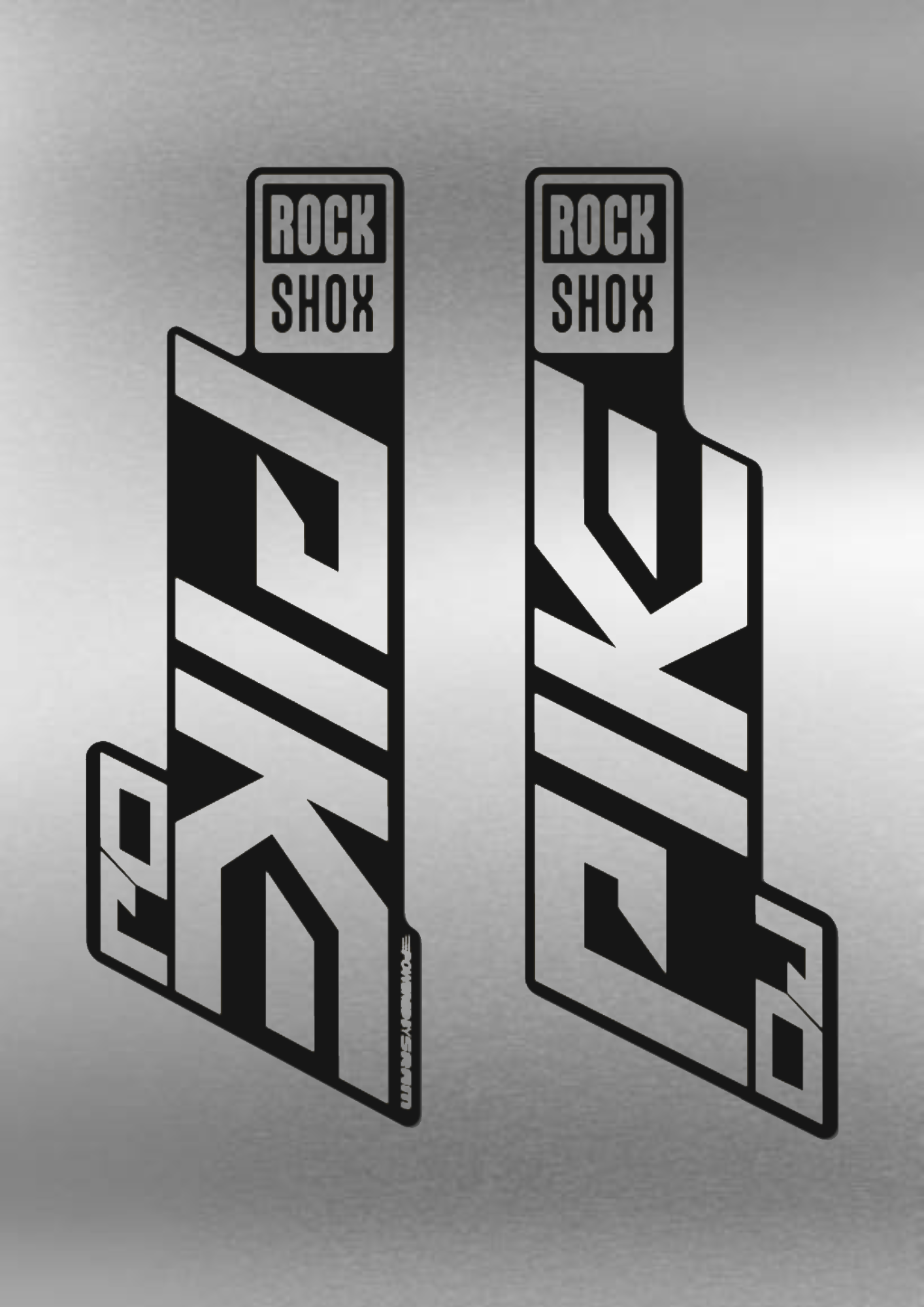 Naklejka na amortyzator Rock Shox Pike Dj
