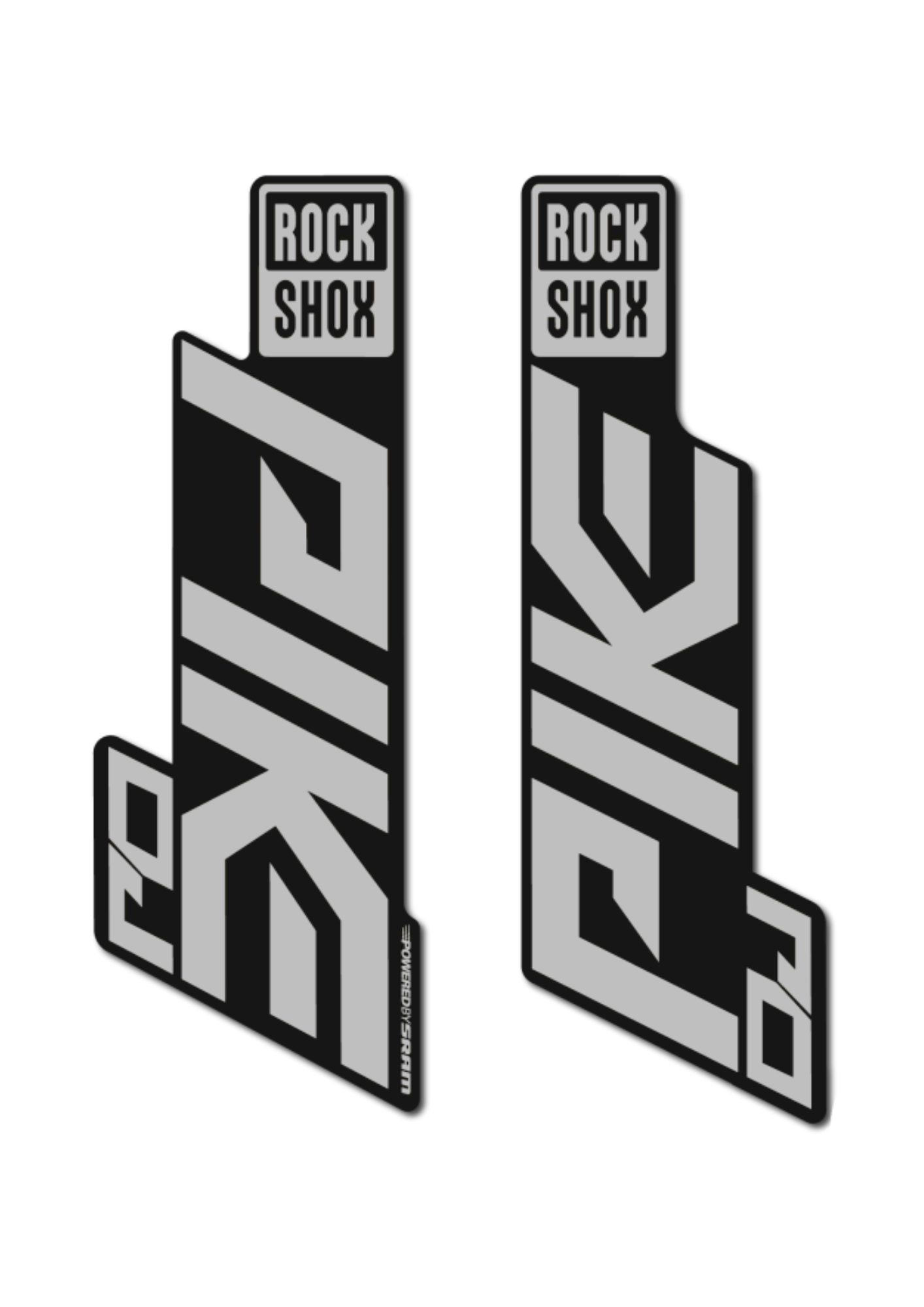 Naklejka na amortyzator Rock Shox Pike Dj