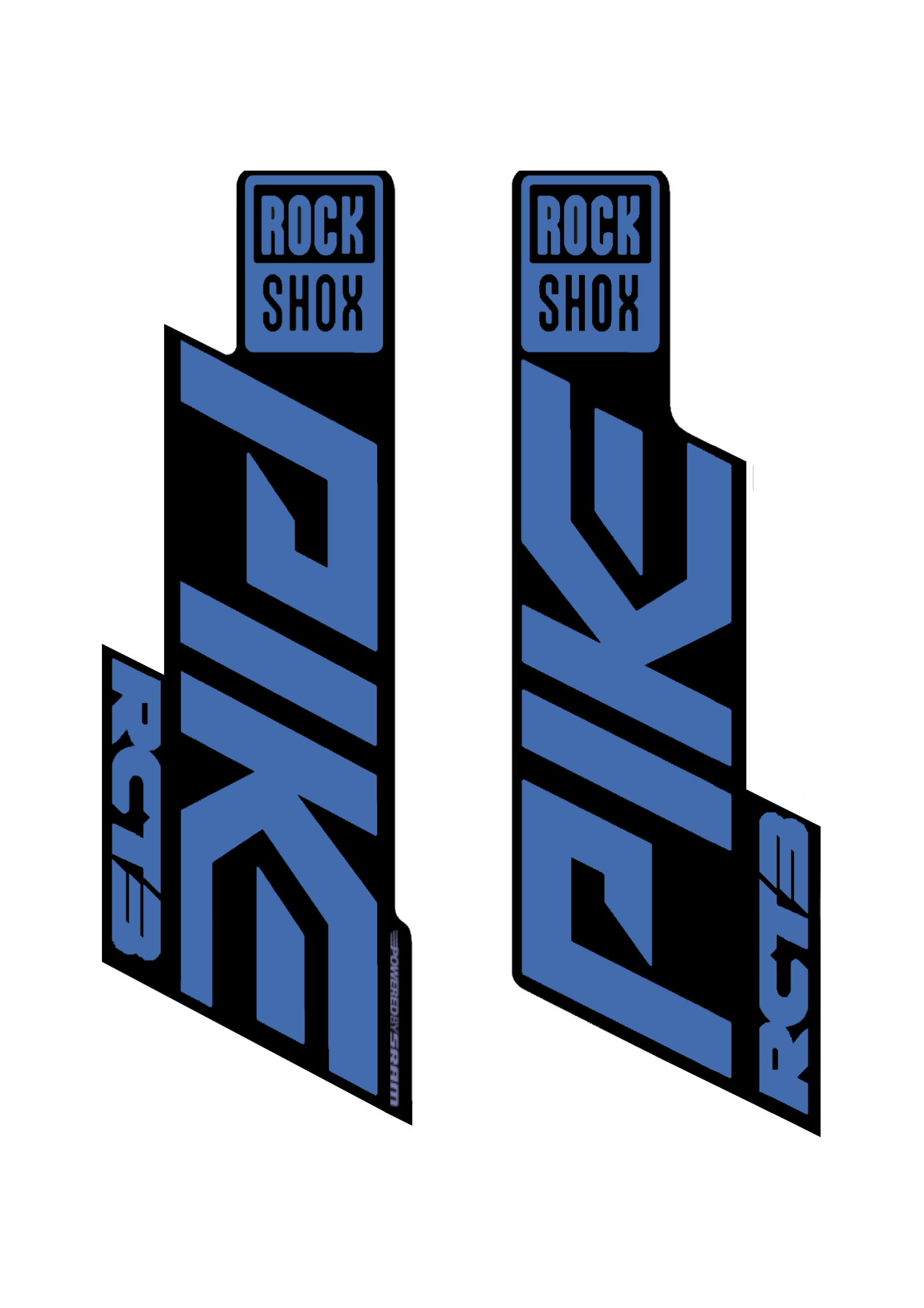 Naklejka na amortyzator Rock Shox Pike RCT3