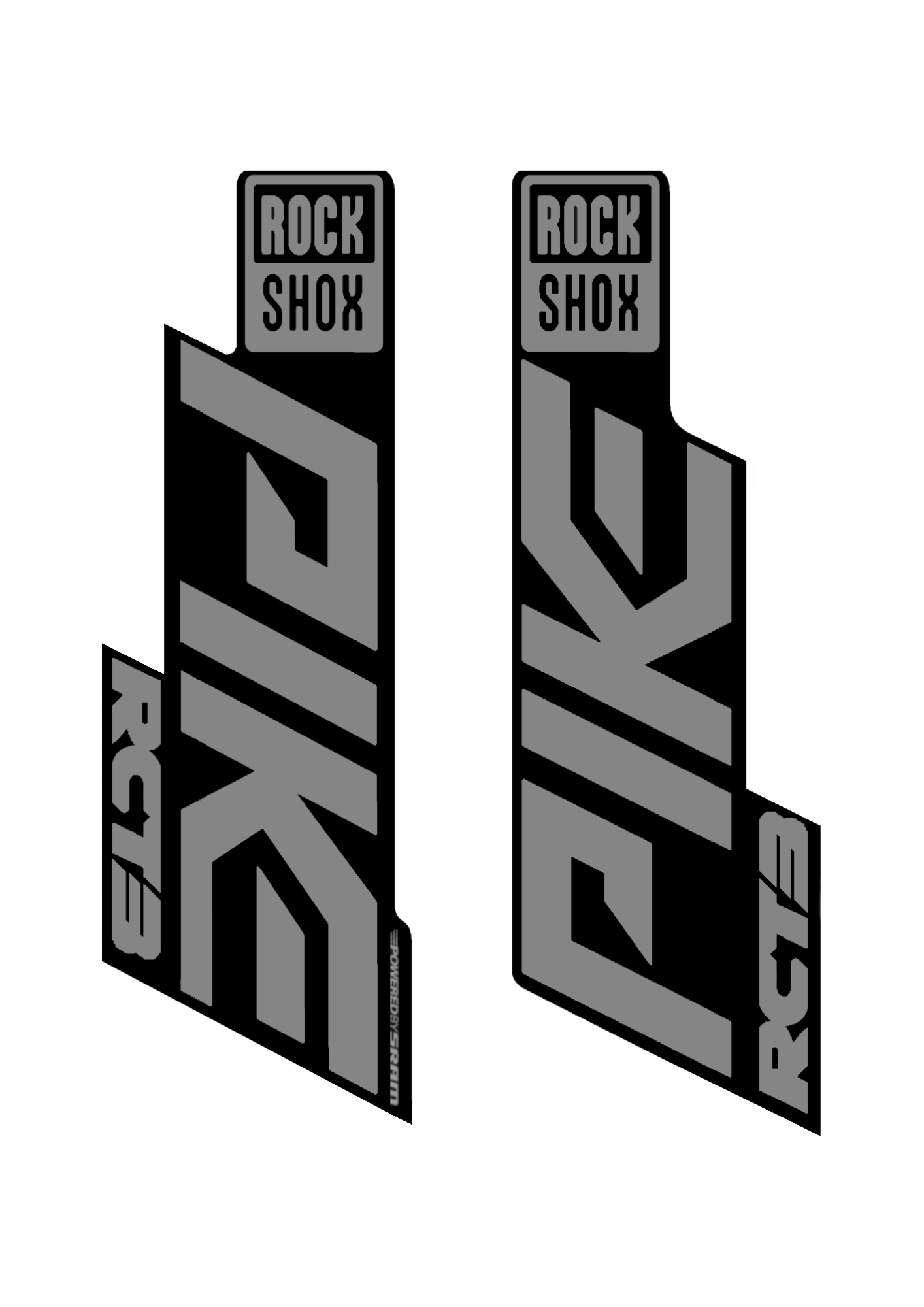 Naklejka na amortyzator Rock Shox Pike RCT3