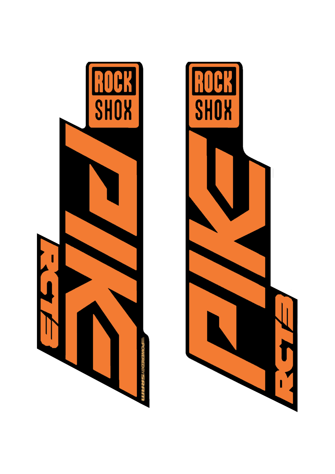 Naklejka na amortyzator Rock Shox Pike RCT3