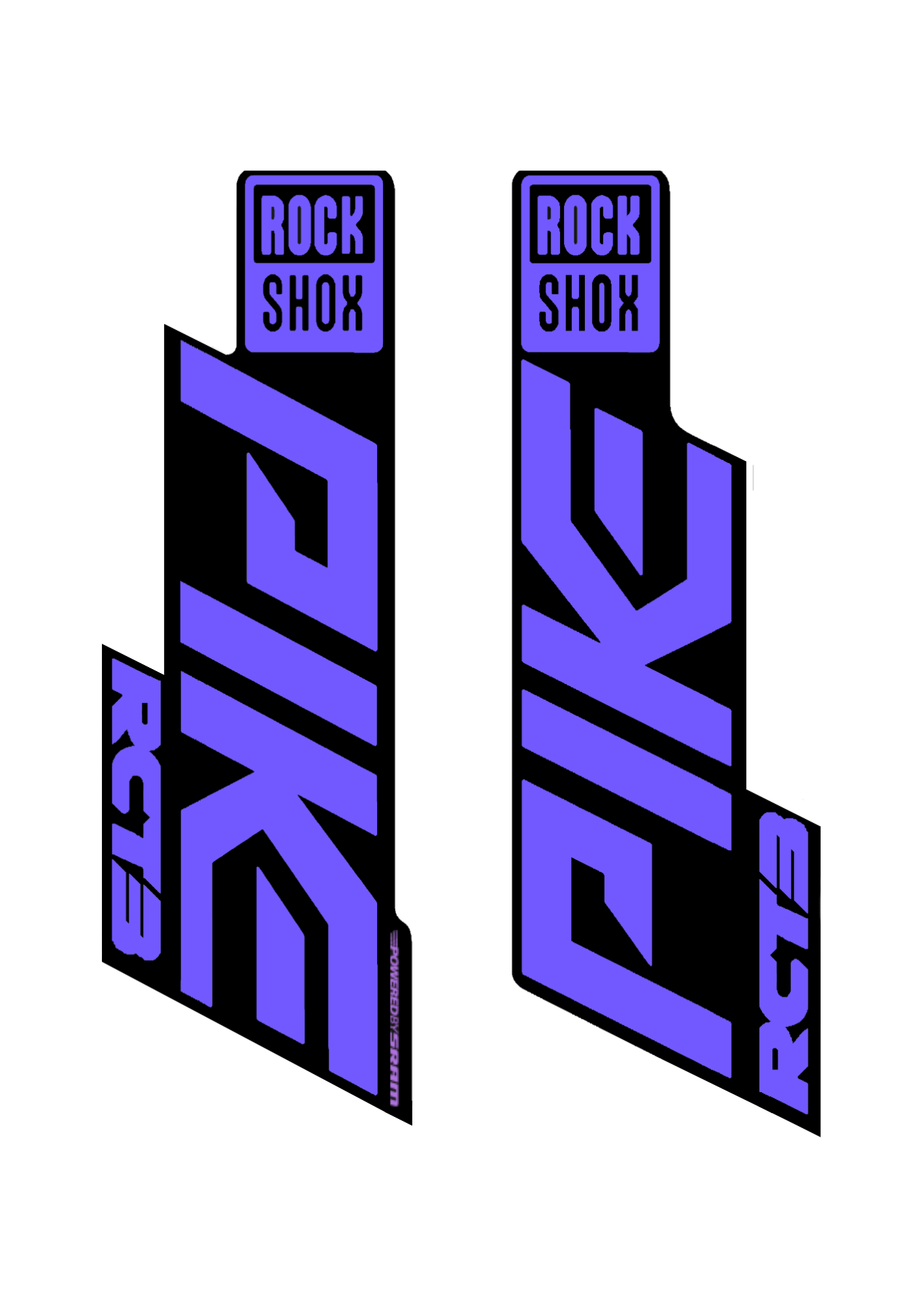 Naklejka na amortyzator Rock Shox Pike RCT3