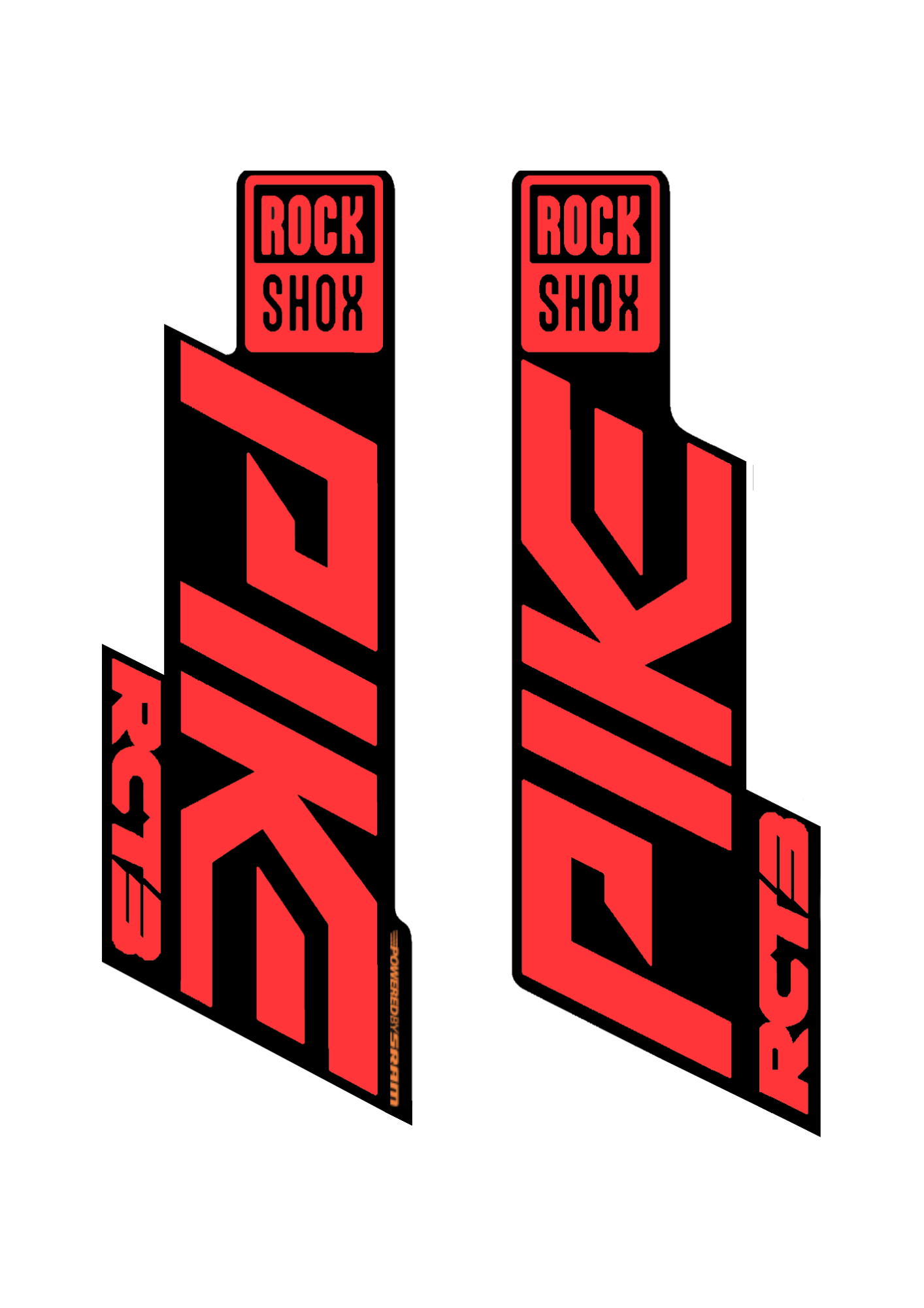 Naklejka na amortyzator Rock Shox Pike RCT3