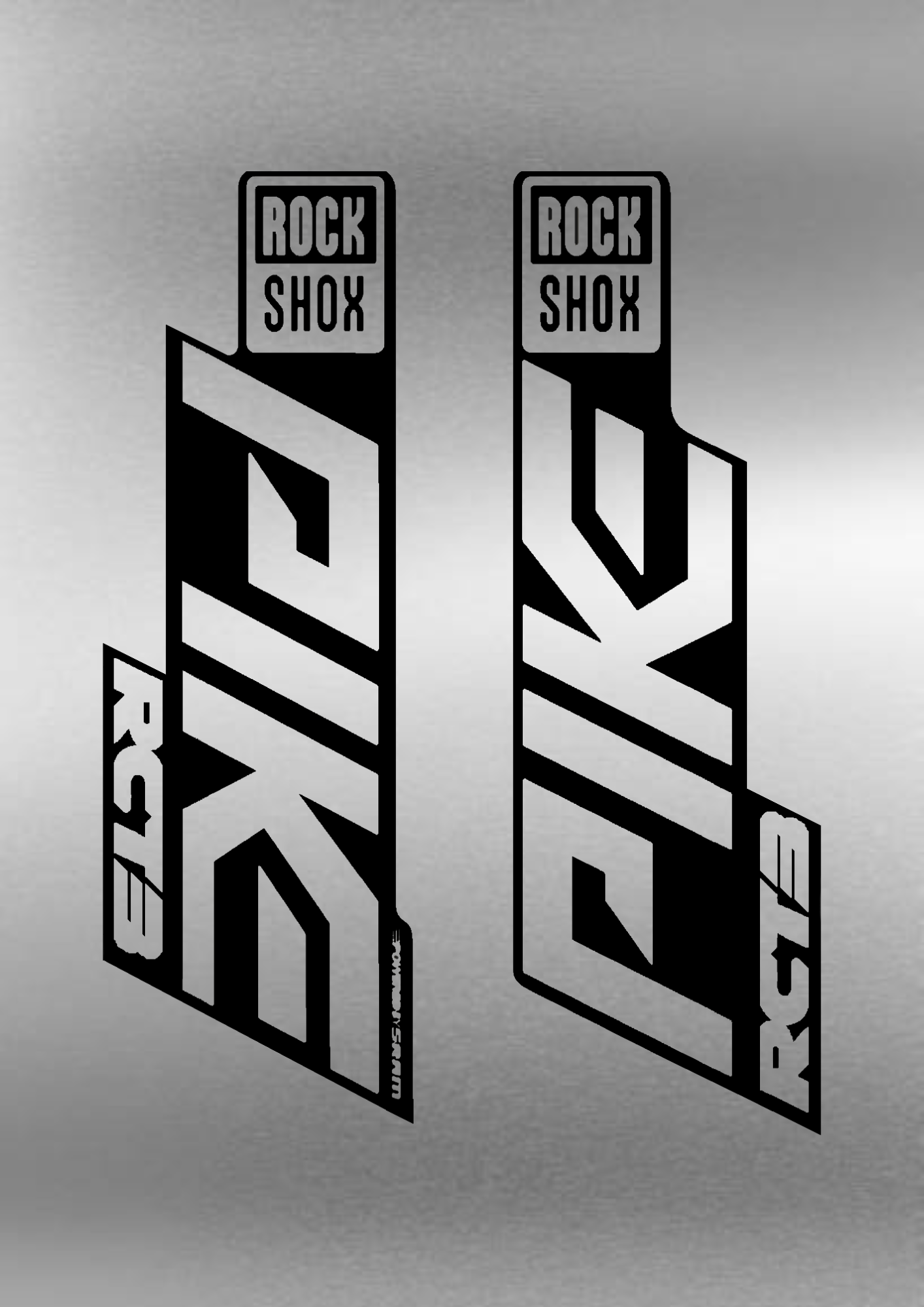 Naklejka na amortyzator Rock Shox Pike RCT3