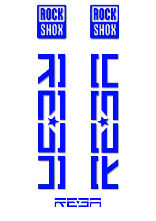 Naklejka na amortyzator Rock Shox Reba