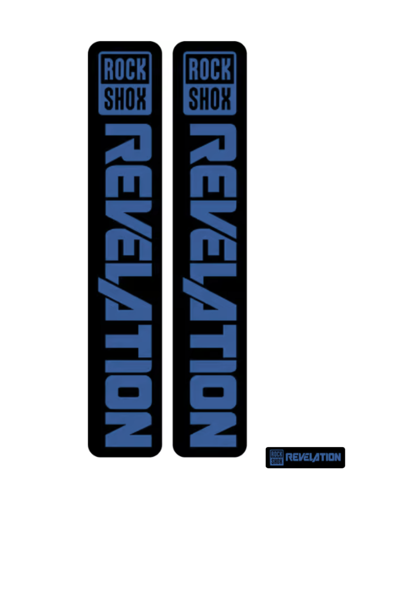 Naklejka na amortyzator Rock Shox Revelation
