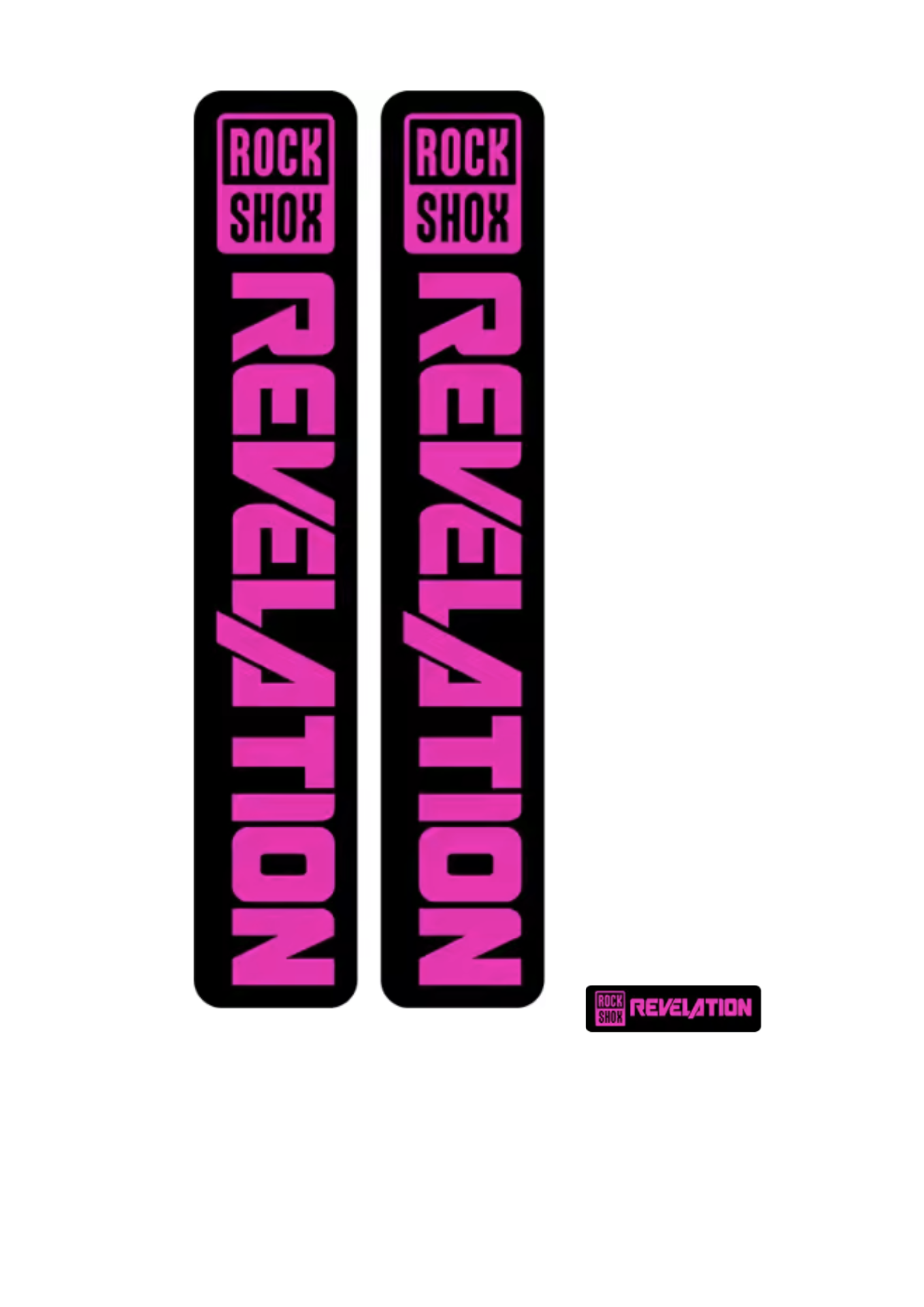 Naklejka na amortyzator Rock Shox Revelation