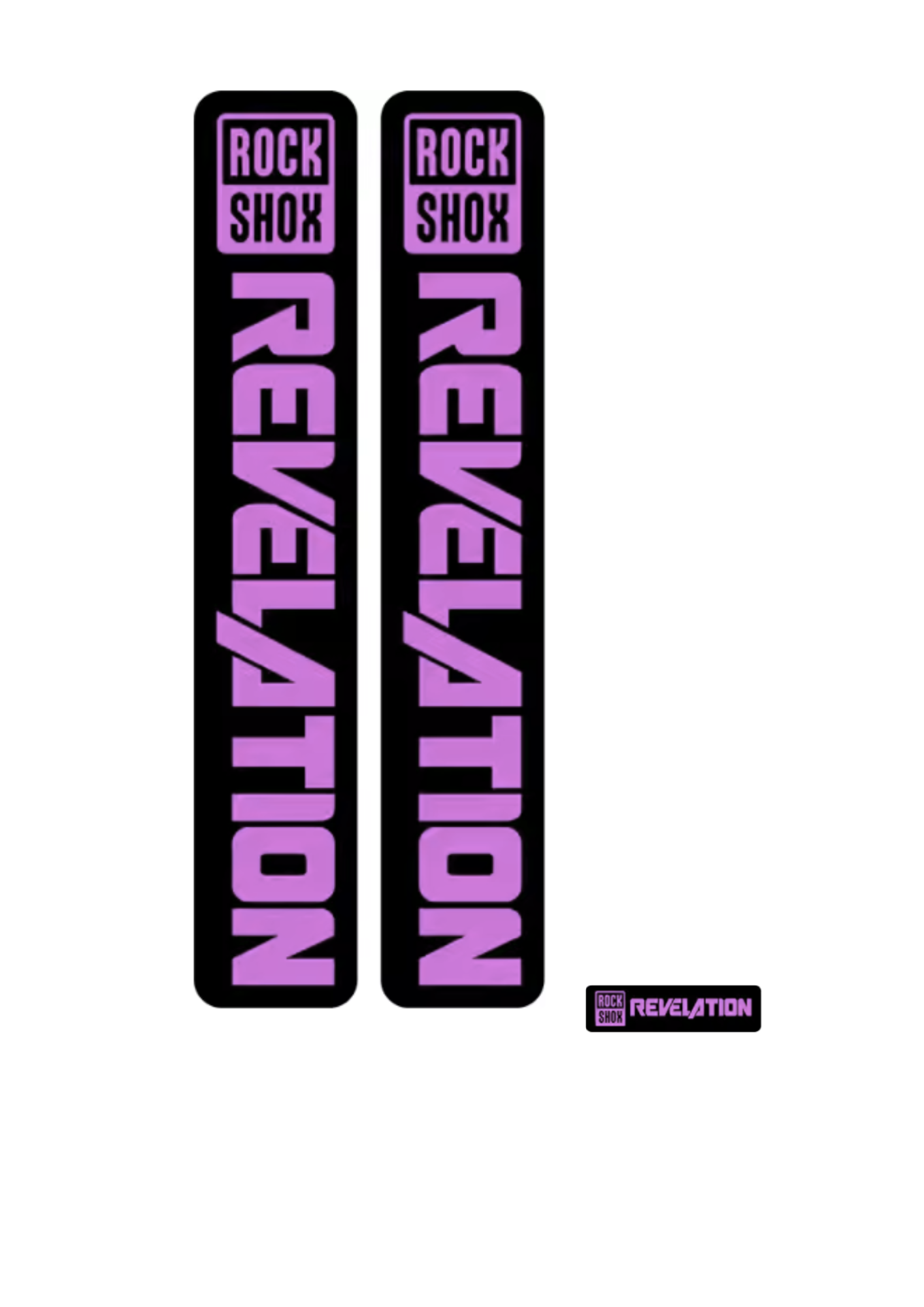 Naklejka na amortyzator Rock Shox Revelation
