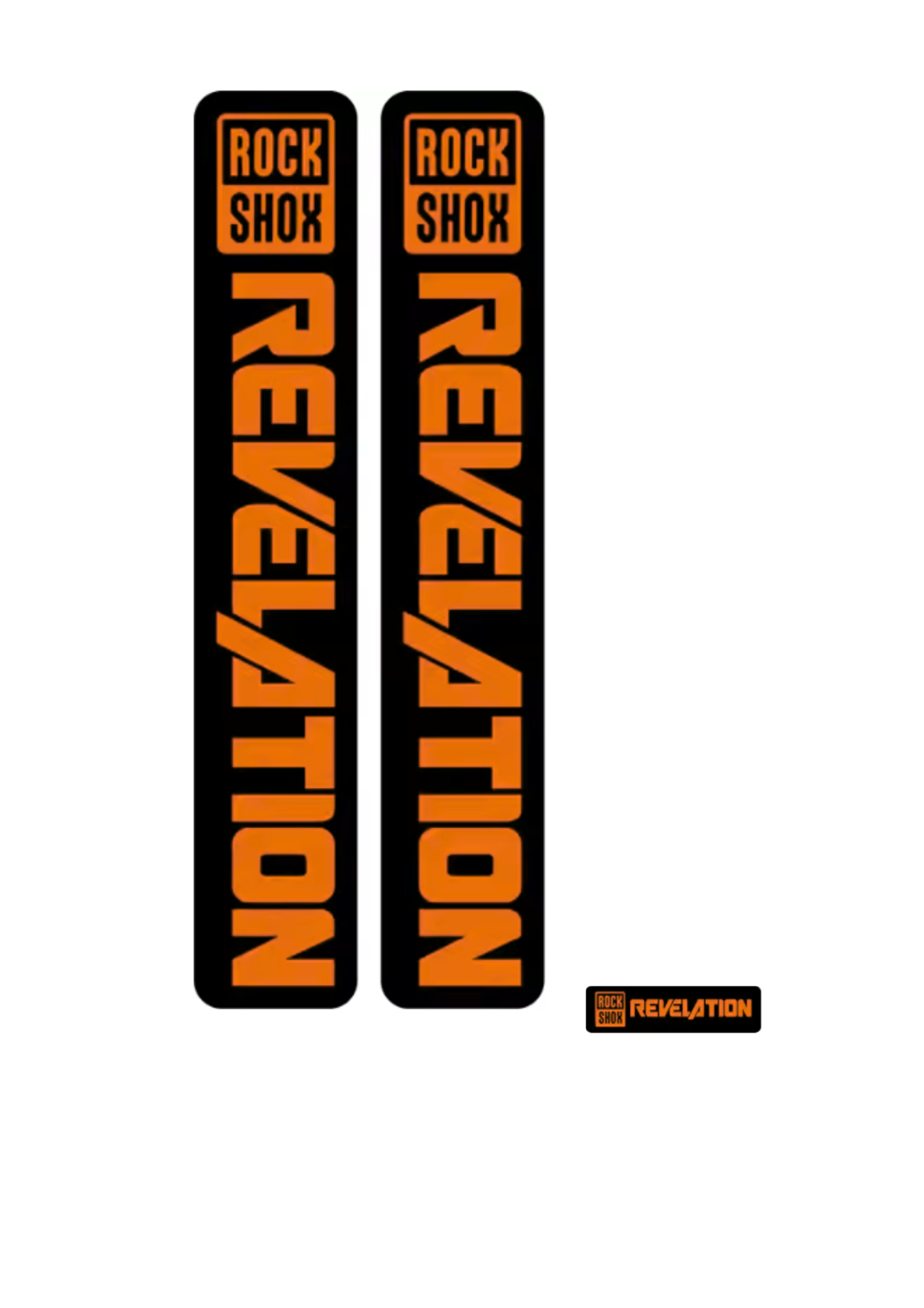 Naklejka na amortyzator Rock Shox Revelation