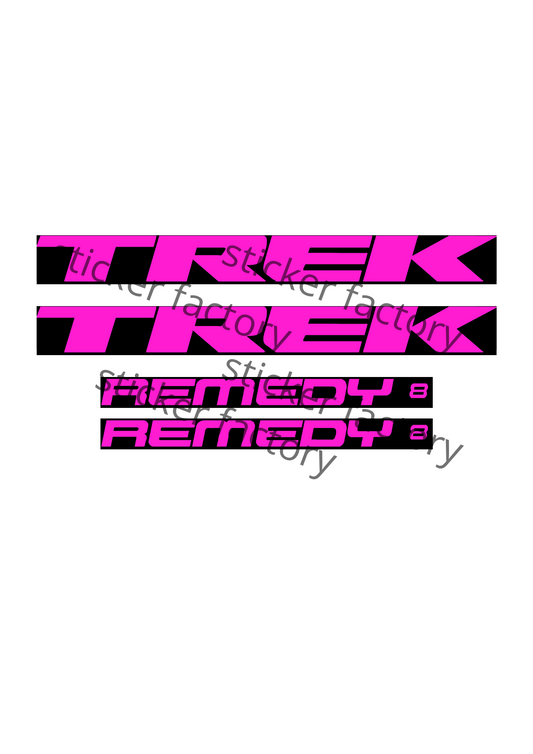 Naklejka na ramę Trek Remedy 8
