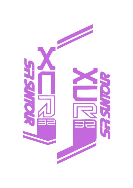 Naklejka na amortyzator Sr Santour XCR32