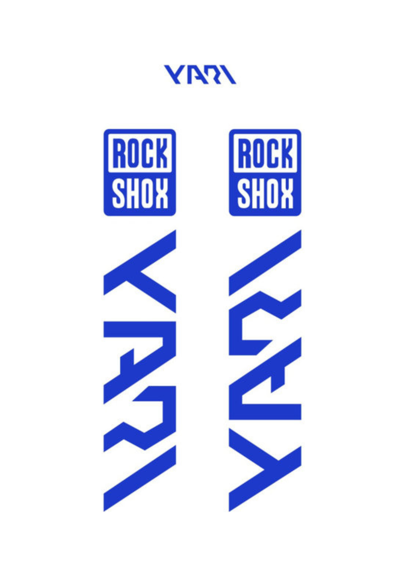 Naklejka na amortyzator Rock Shox Yari