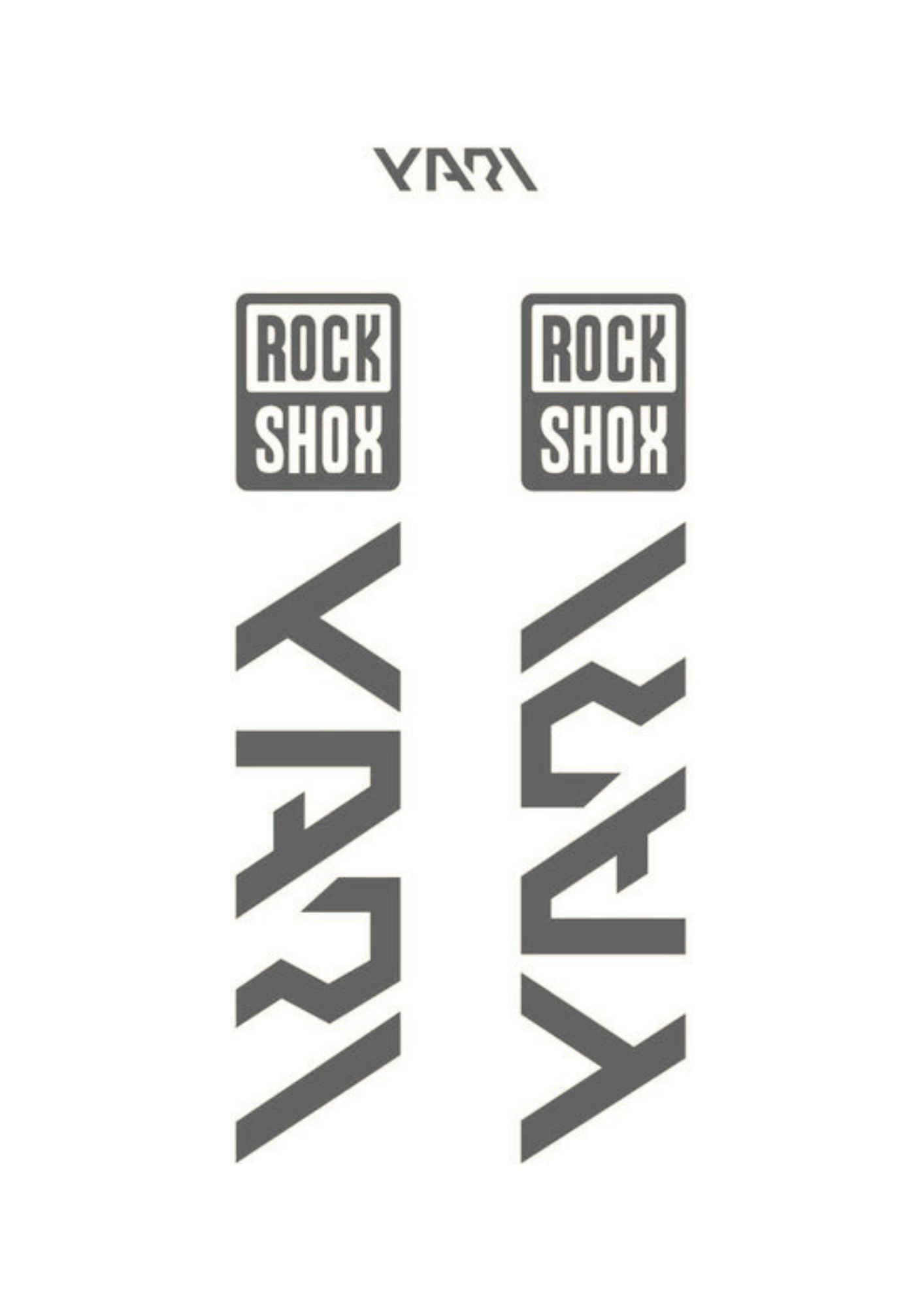 Naklejka na amortyzator Rock Shox Yari