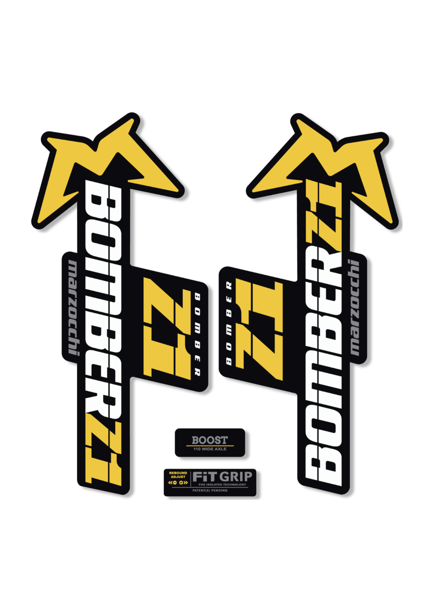 Naklejka na amortyzator Marzocchi Bomber Z1