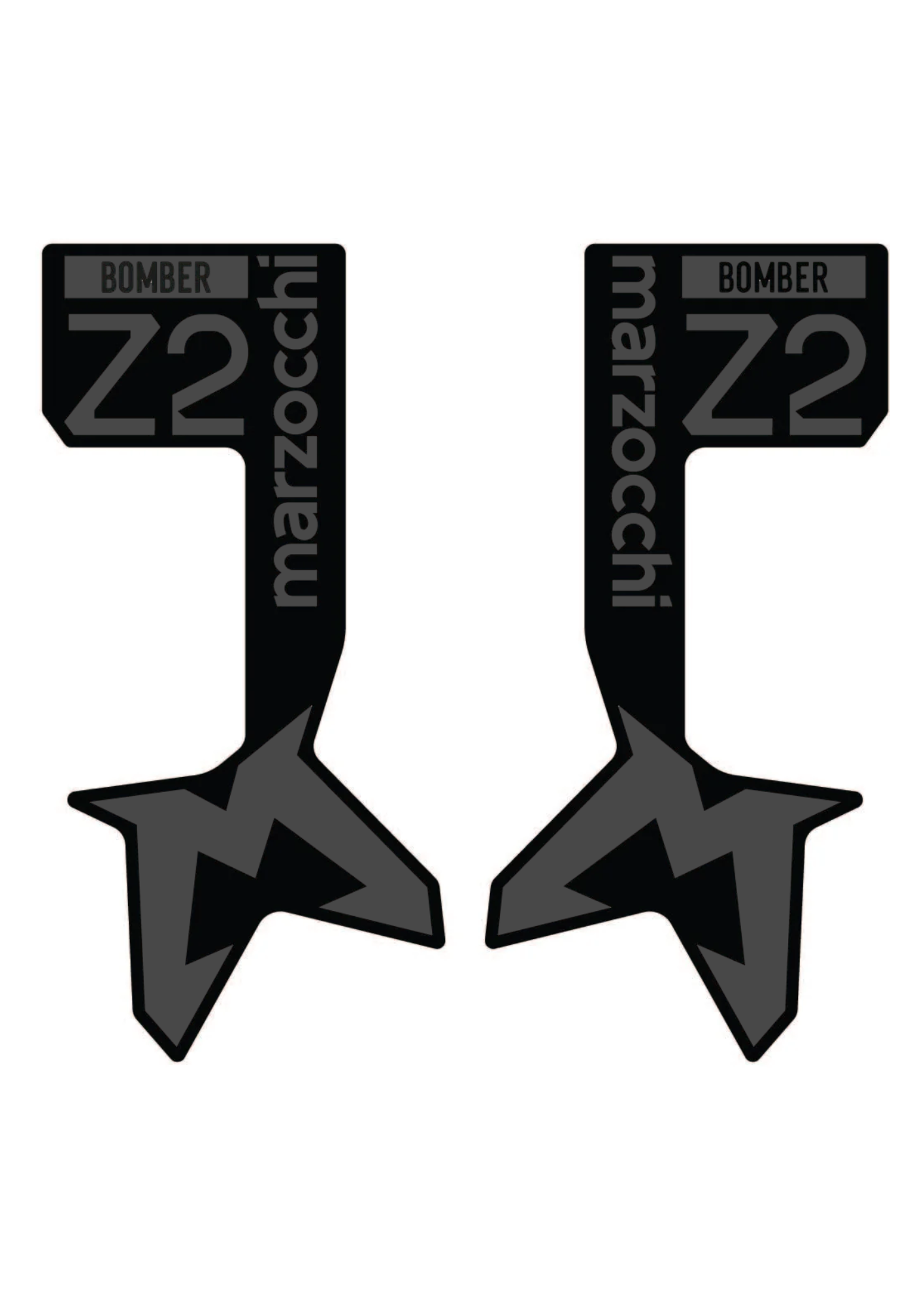 Naklejka na amortyzator Marzocchi Bomber Z2