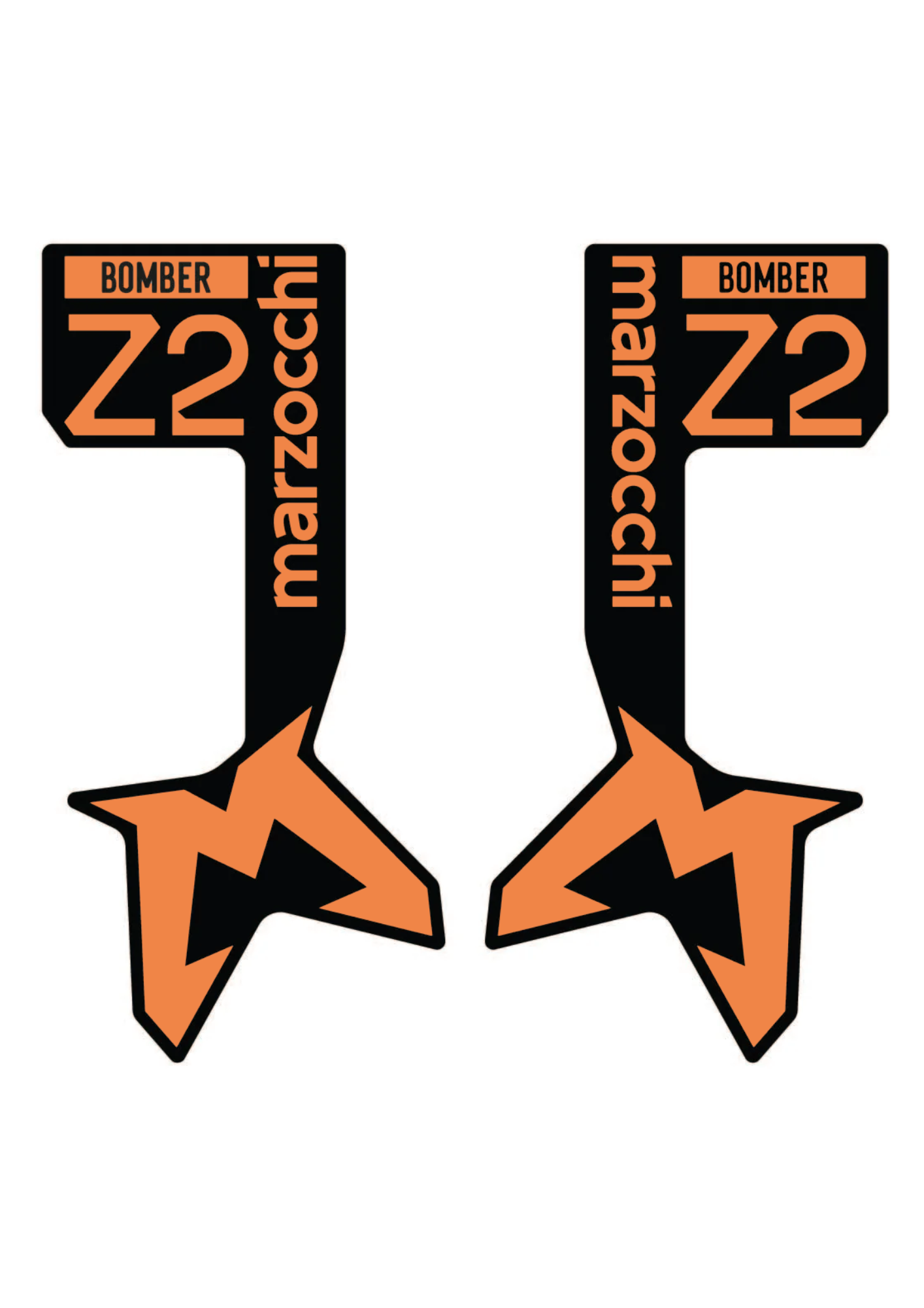 Naklejka na amortyzator Marzocchi Bomber Z2