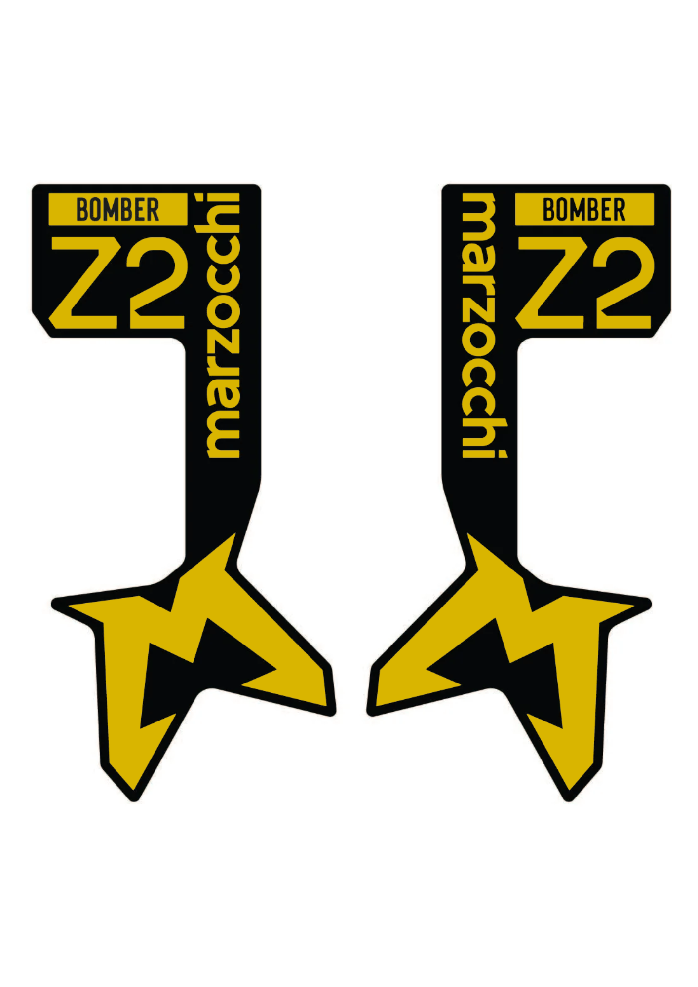 Naklejka na amortyzator Marzocchi Bomber Z2