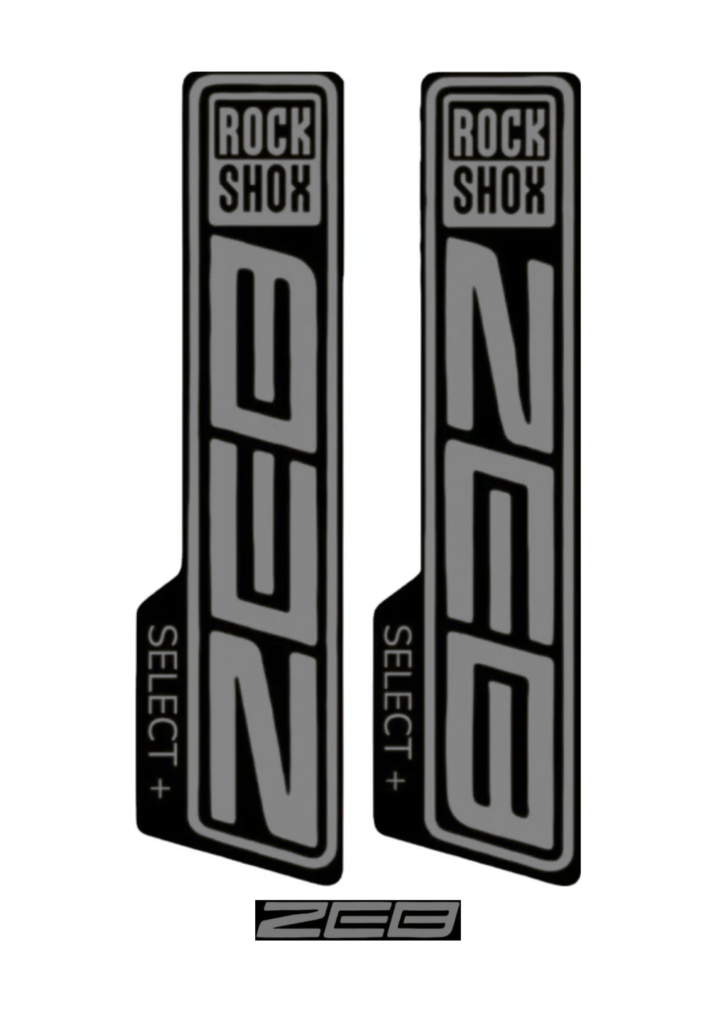 Naklejka na amortyzator Rock Shox ZEB select+