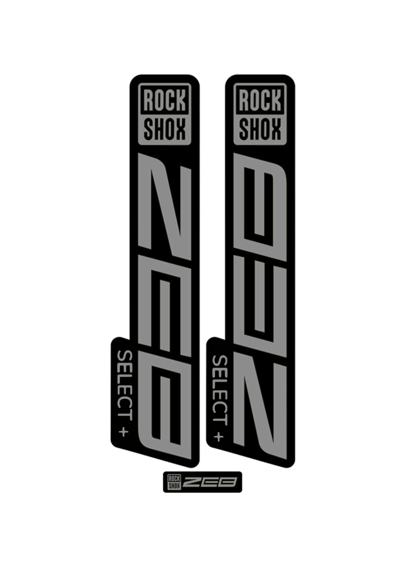 Naklejka na amortyzator Rock Shox ZEB select+