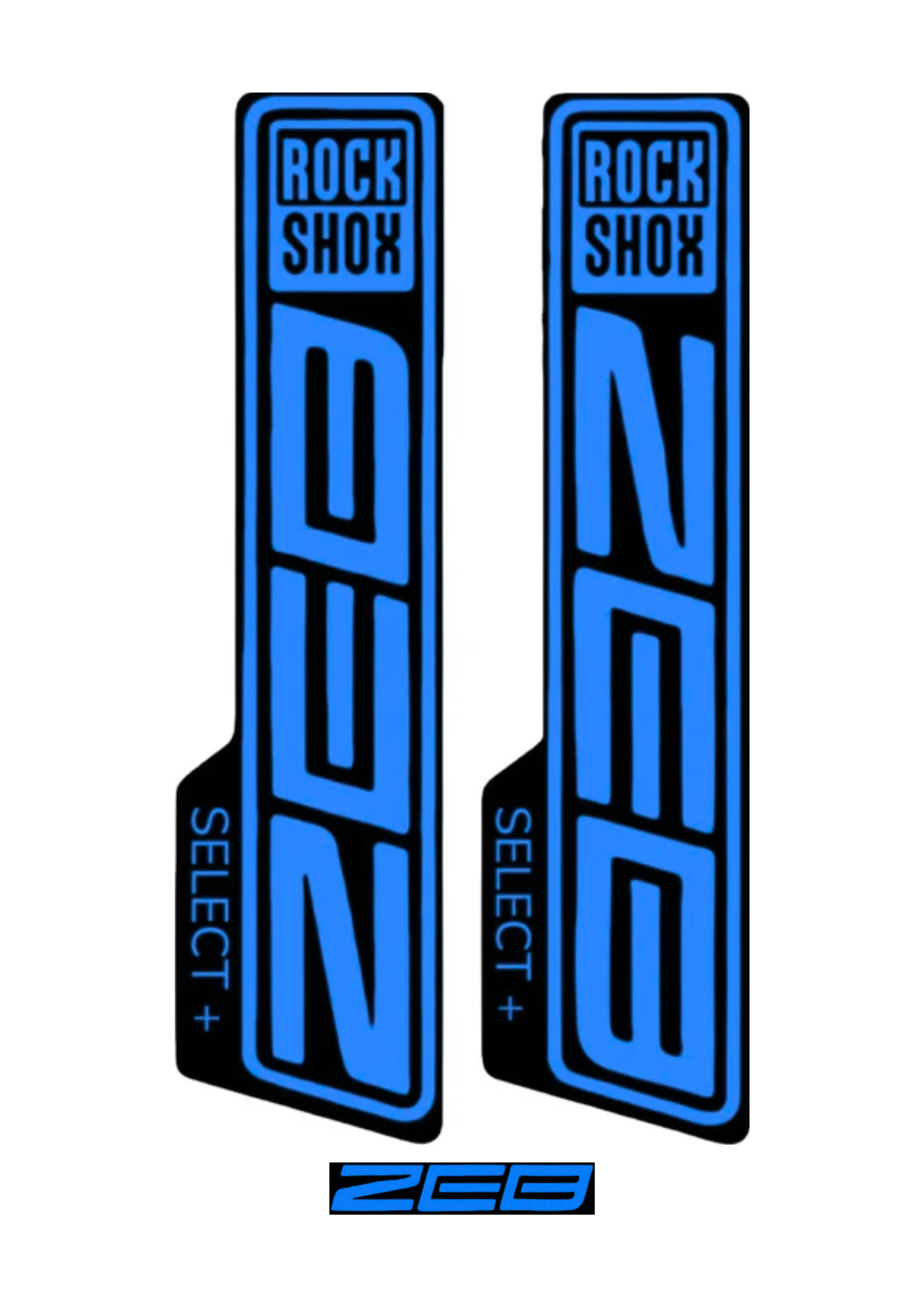 Naklejka na amortyzator Rock Shox ZEB select+
