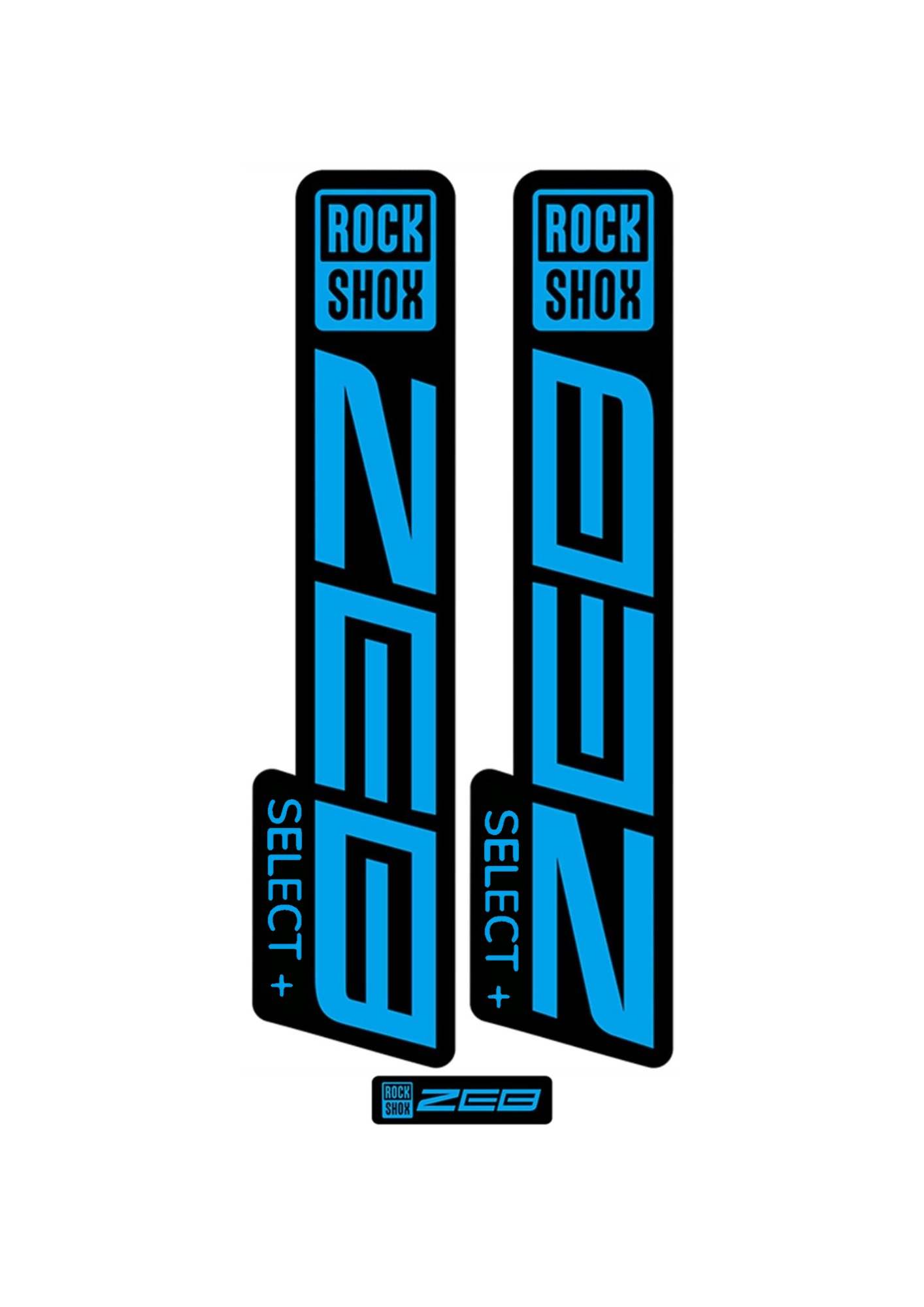 Naklejka na amortyzator Rock Shox ZEB select+