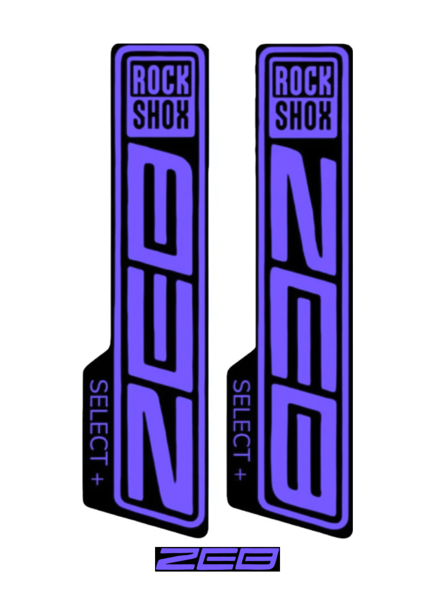 Naklejka na amortyzator Rock Shox ZEB select+