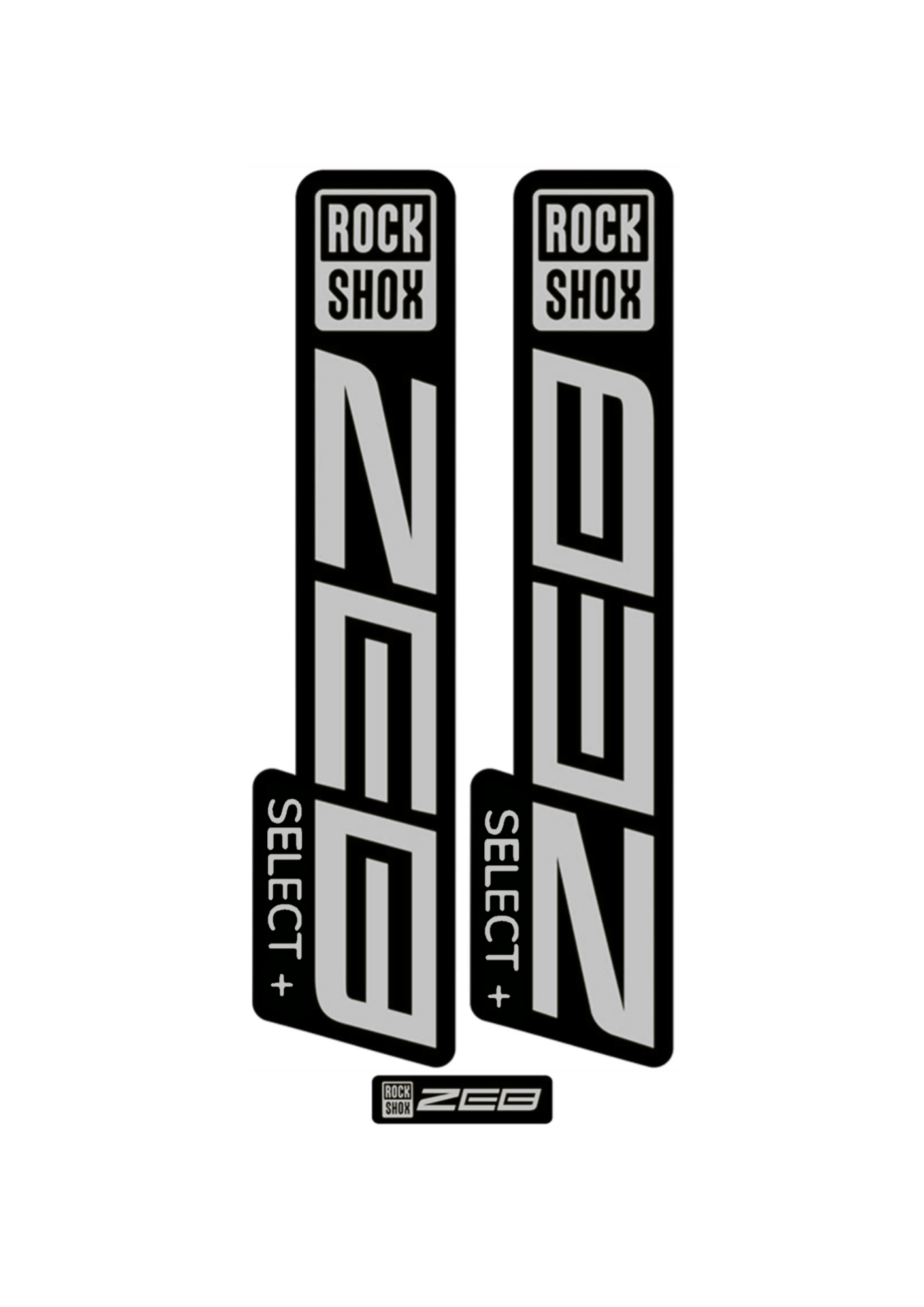 Naklejka na amortyzator Rock Shox ZEB select+