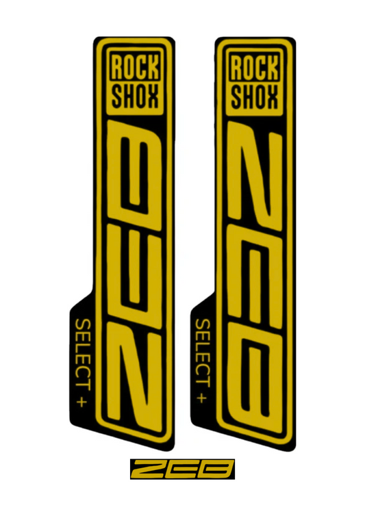 Naklejka na amortyzator Rock Shox ZEB select+