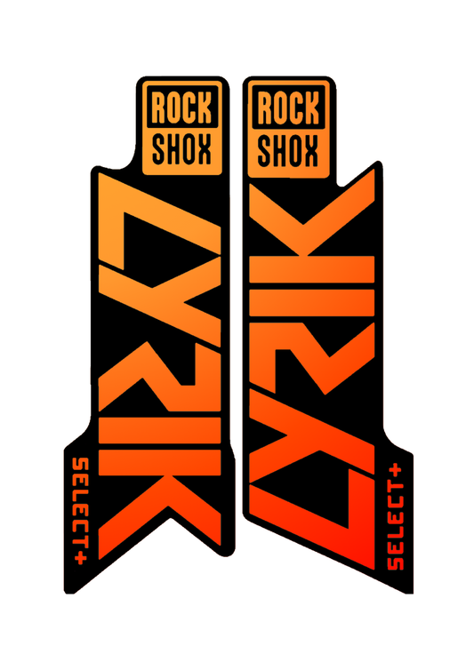Naklejka na amortyzator Rock Shox Lyrik Select + (starszy model)