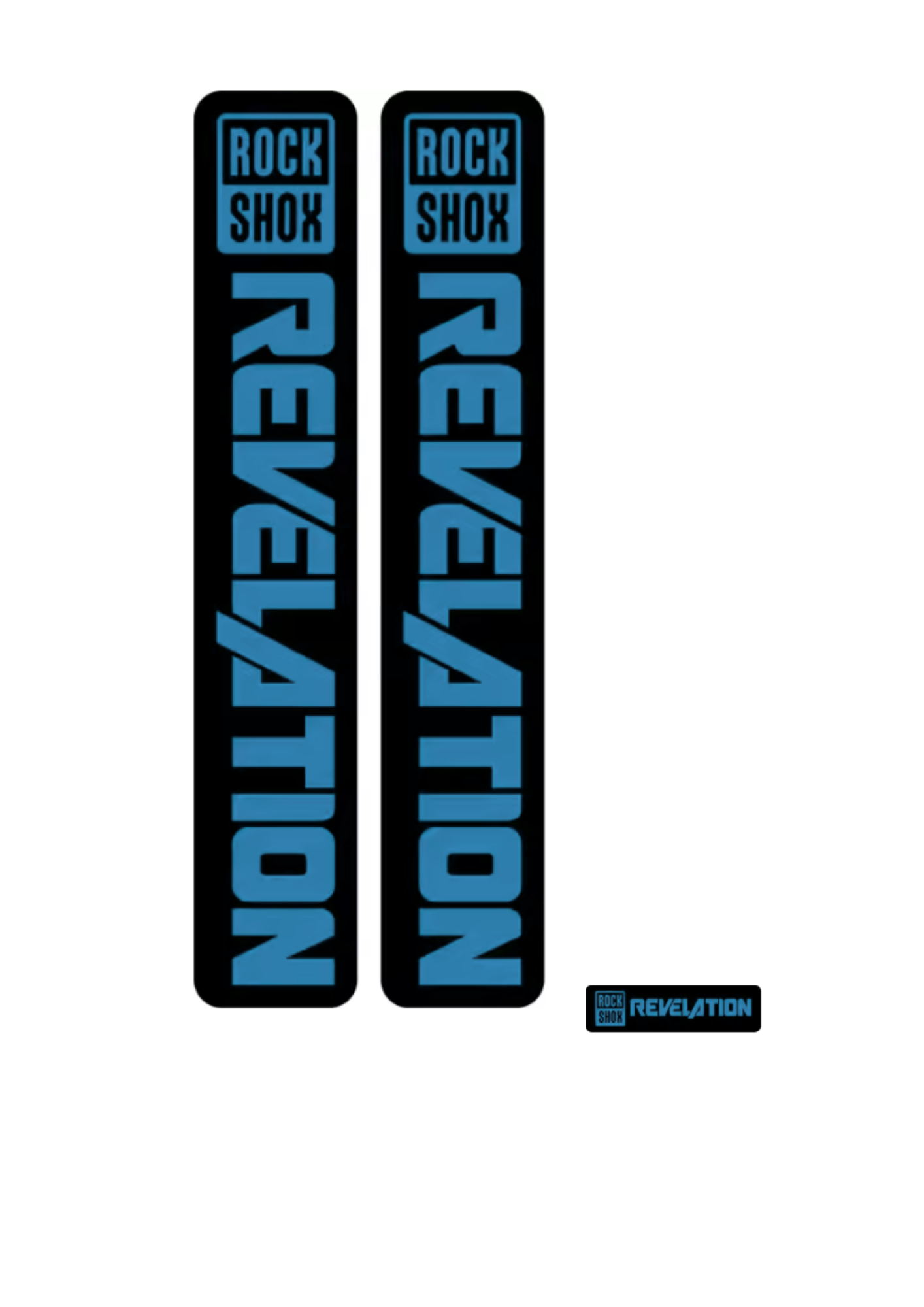 Naklejka na amortyzator Rock Shox Revelation