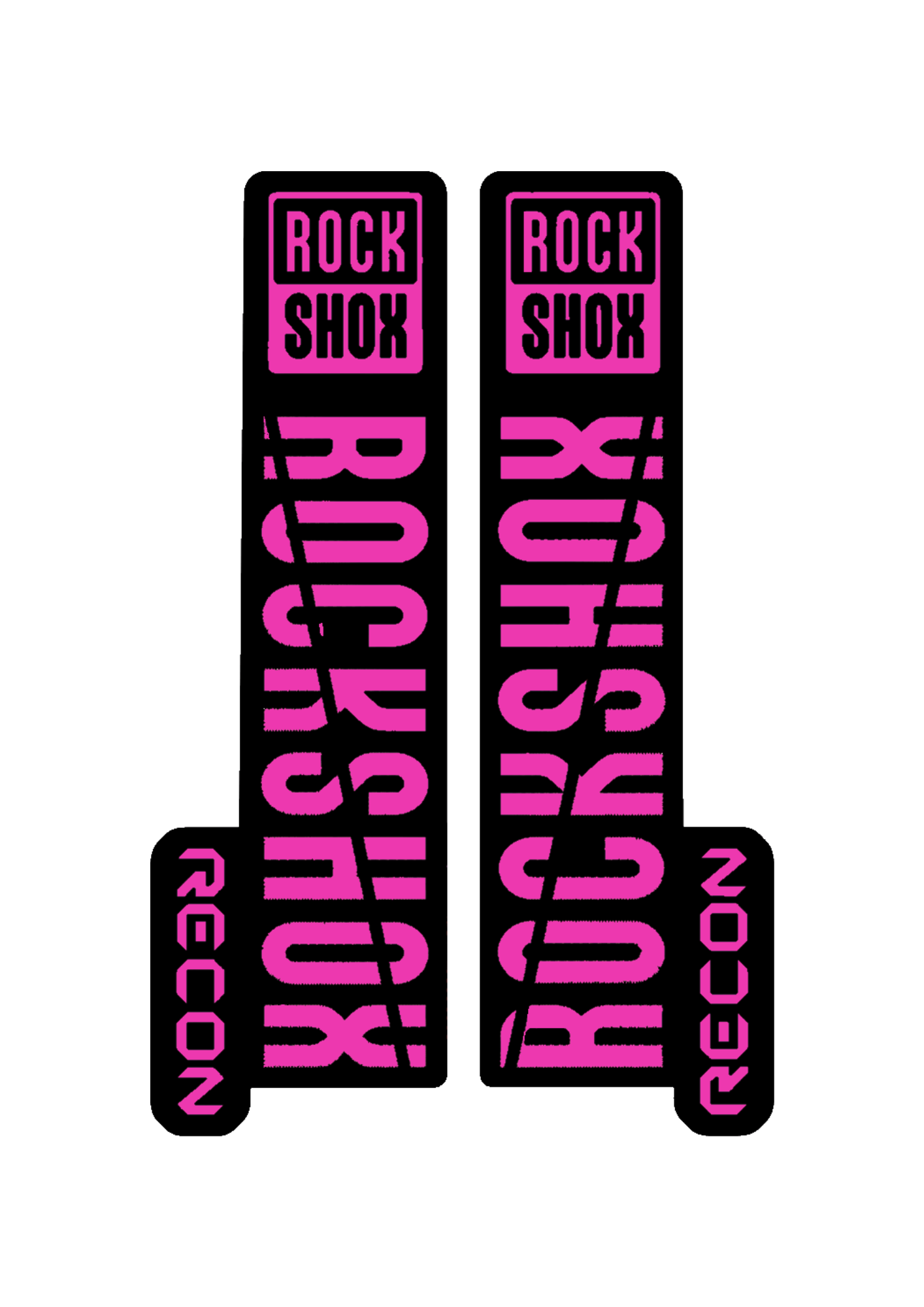 Naklejka na amortyzator Rock Shox Recon