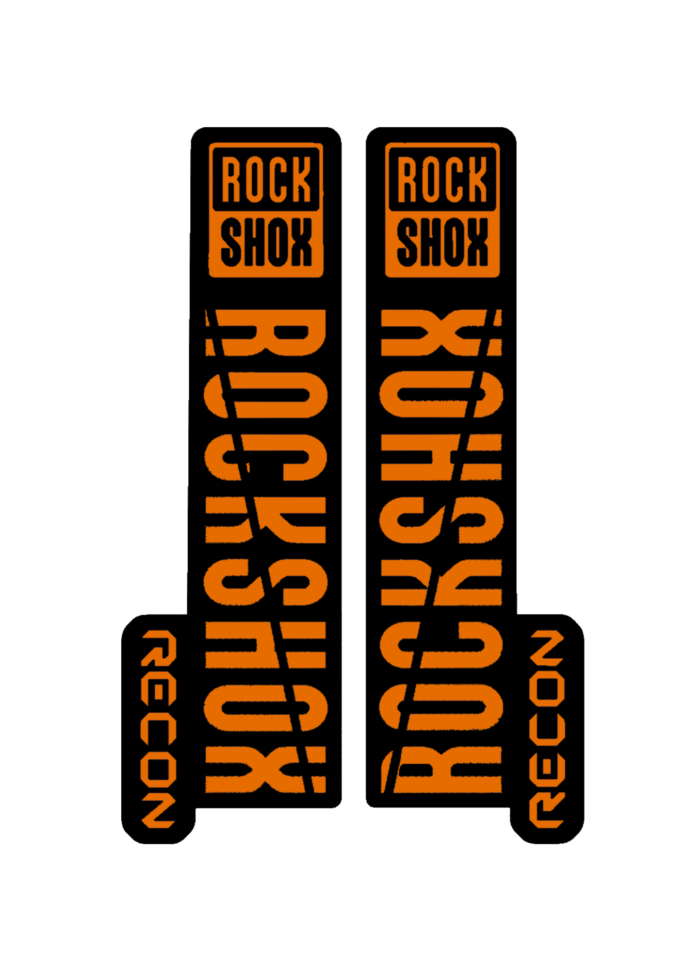 Naklejka na amortyzator Rock Shox Recon